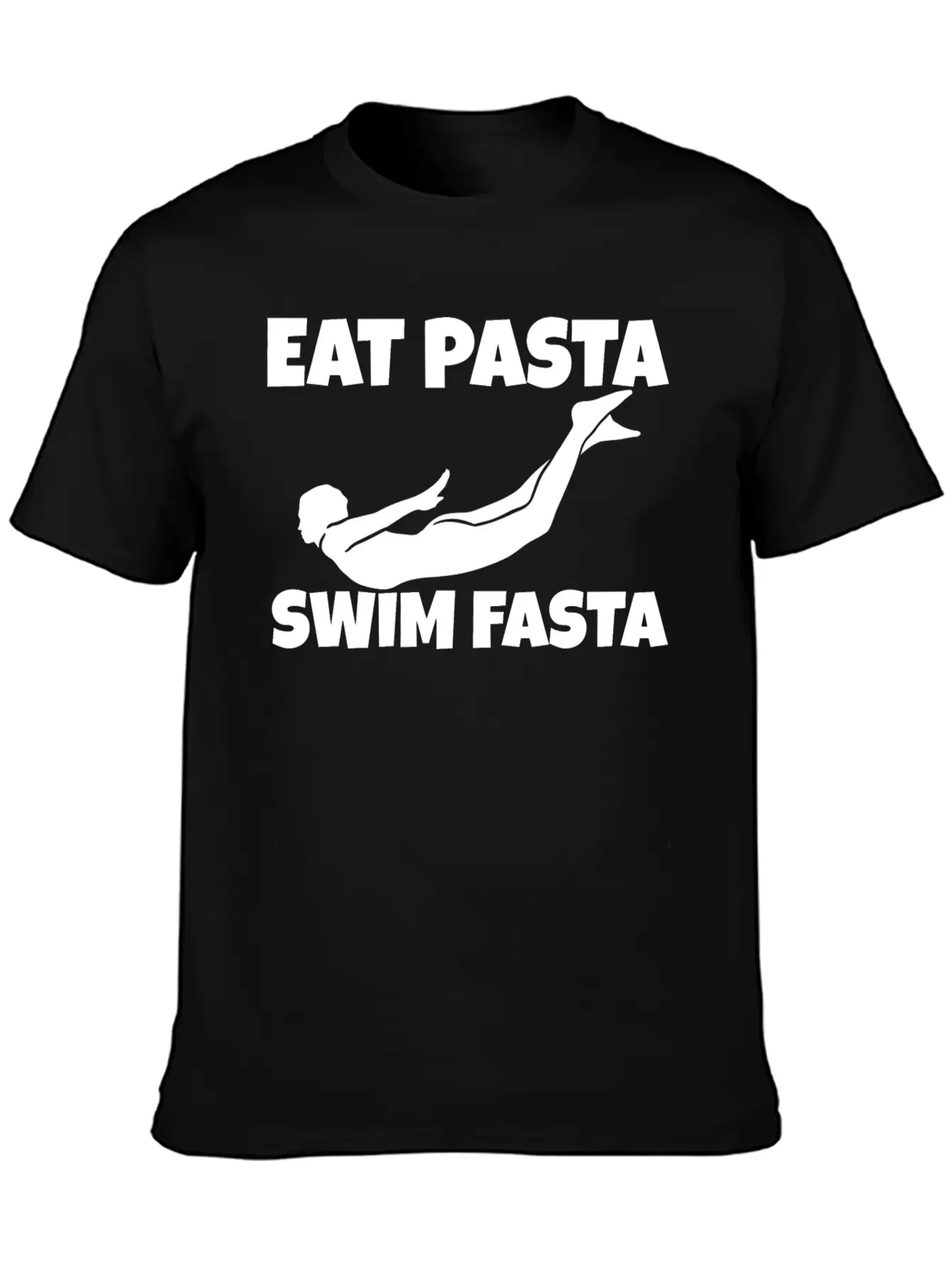 Eat Pasta Swim Fasta 7 Unisex Casual T-Shirt ¨C Clean Design For Daily Comfort