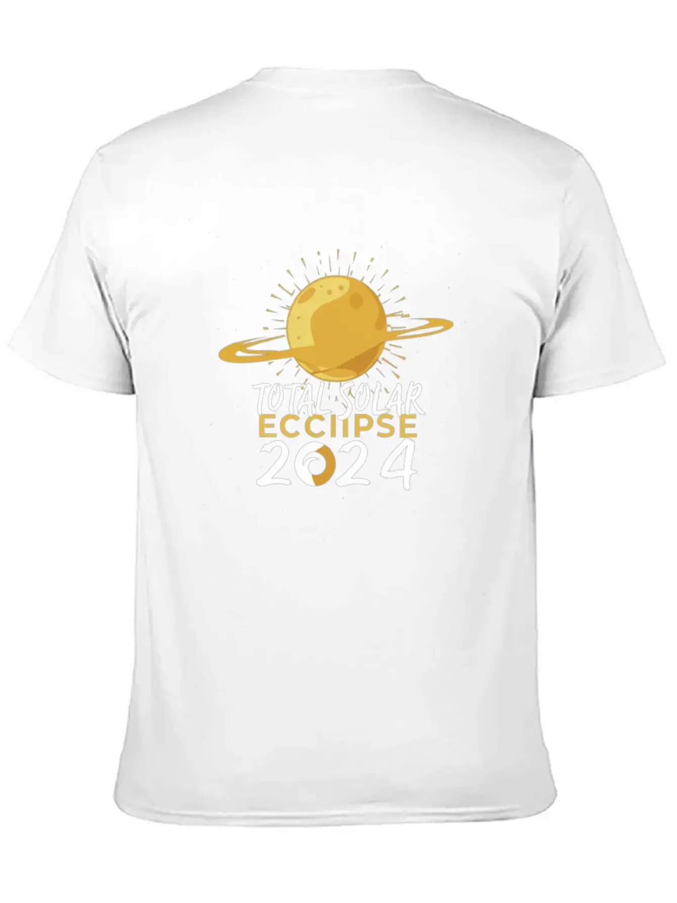 Eclipse 2024 Soft Cotton Short Sleeve Tee ¨C Unisex Wardrobe Staple