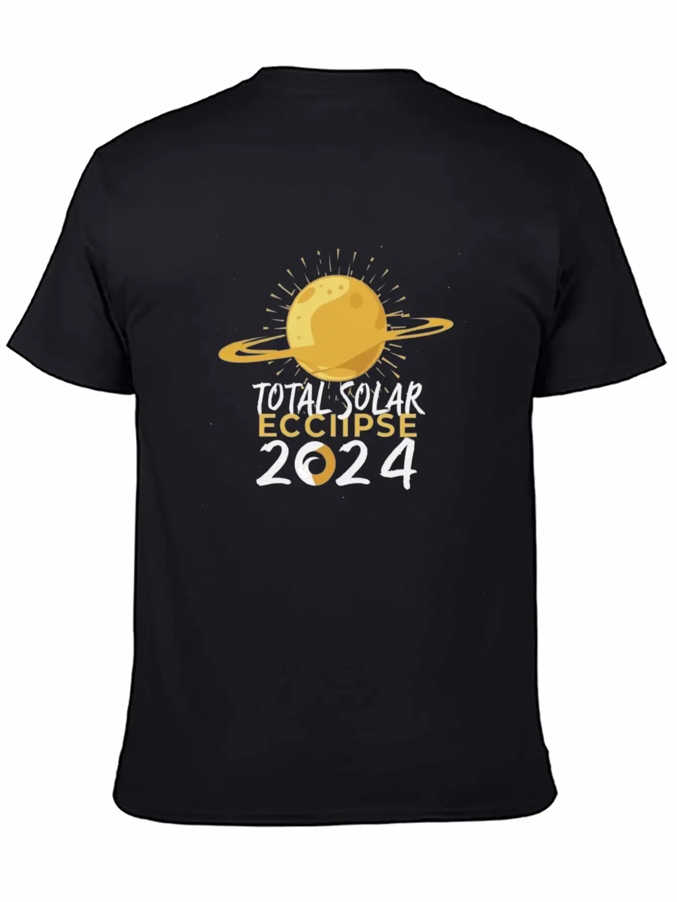 Eclipse 2024 Soft Cotton Short Sleeve Tee ¨C Unisex Wardrobe Staple