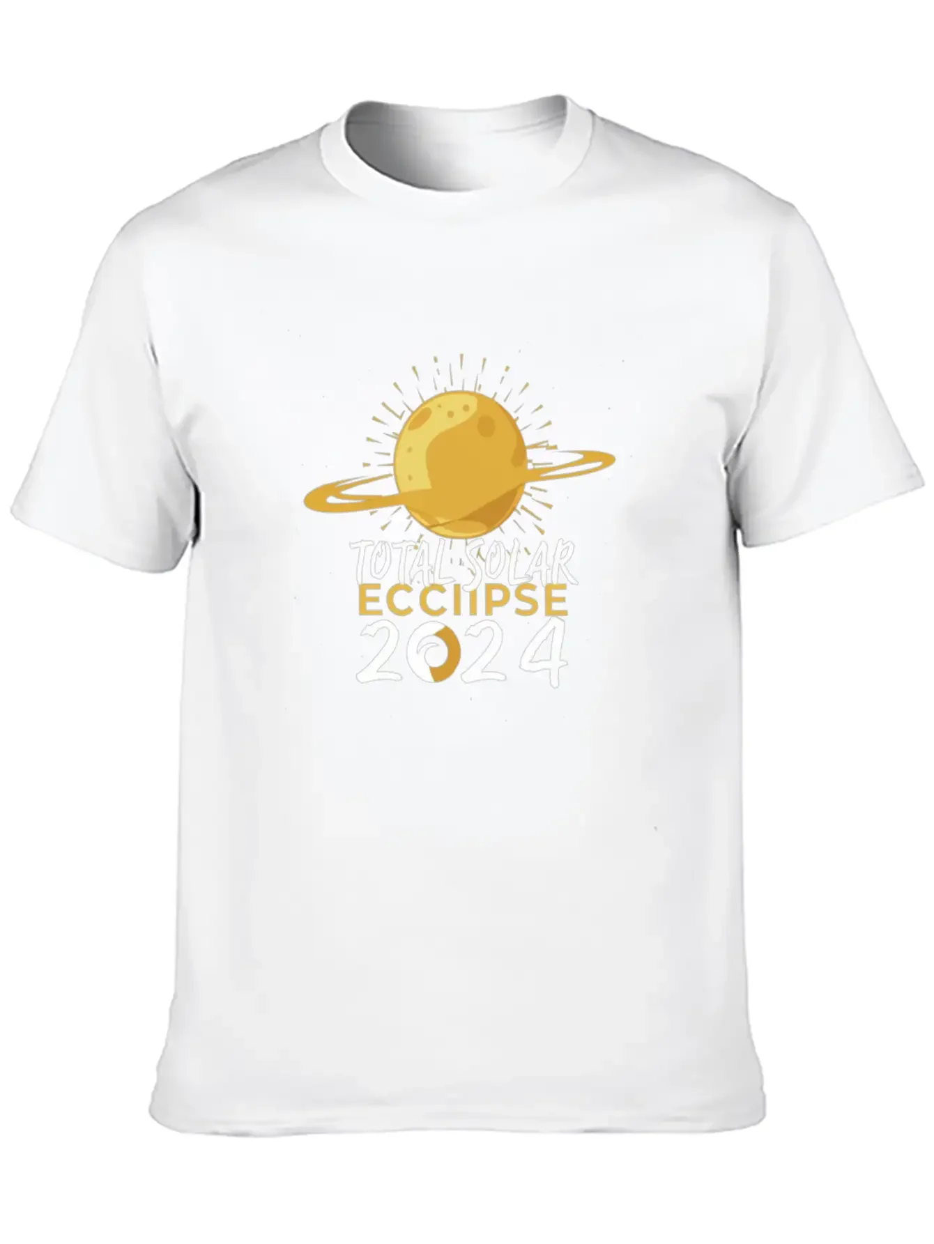 Eclipse 2024 Soft Cotton Short Sleeve Tee ¨C Unisex Wardrobe Staple