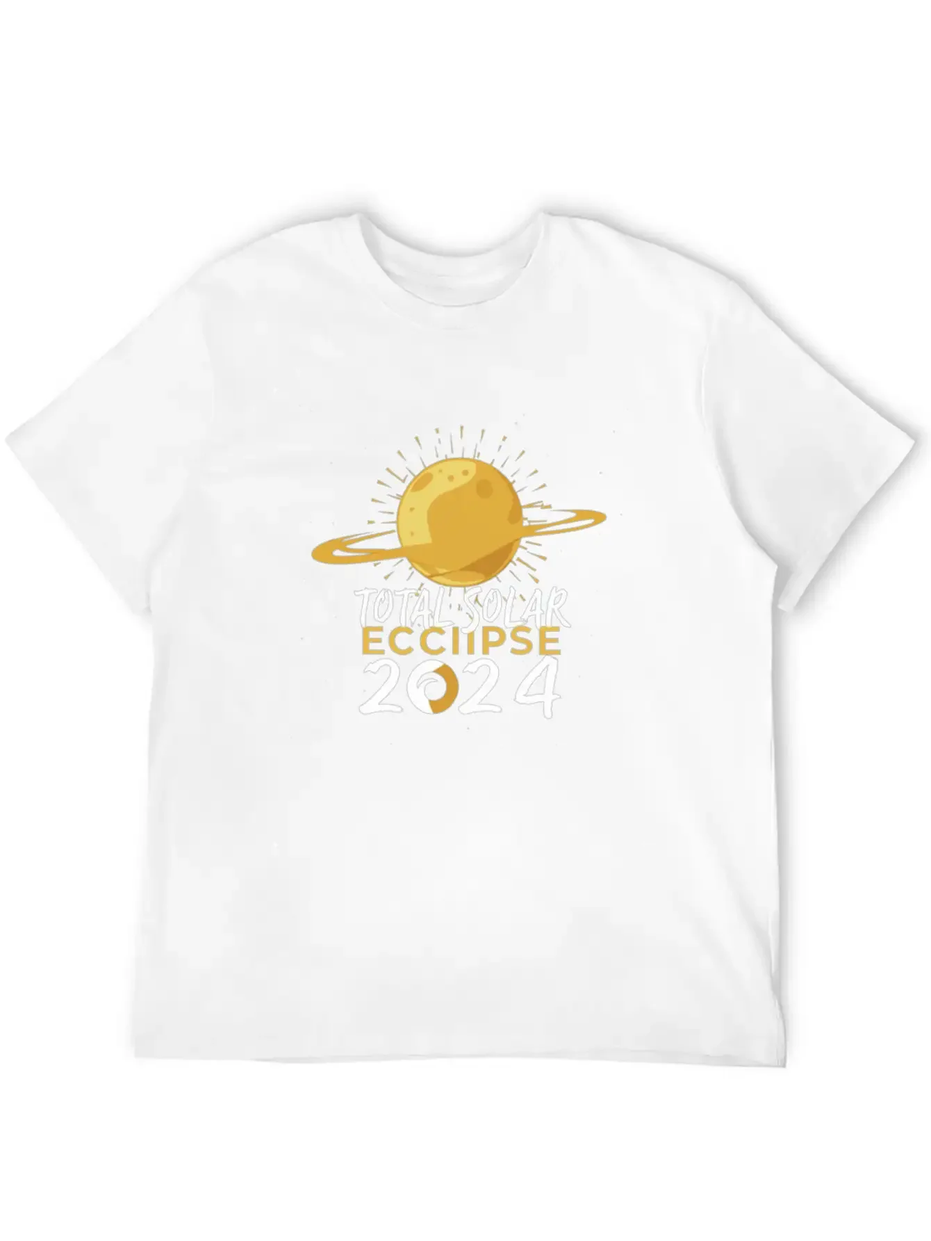 Eclipse 2024 Soft Cotton Short Sleeve Tee ¨C Unisex Wardrobe Staple