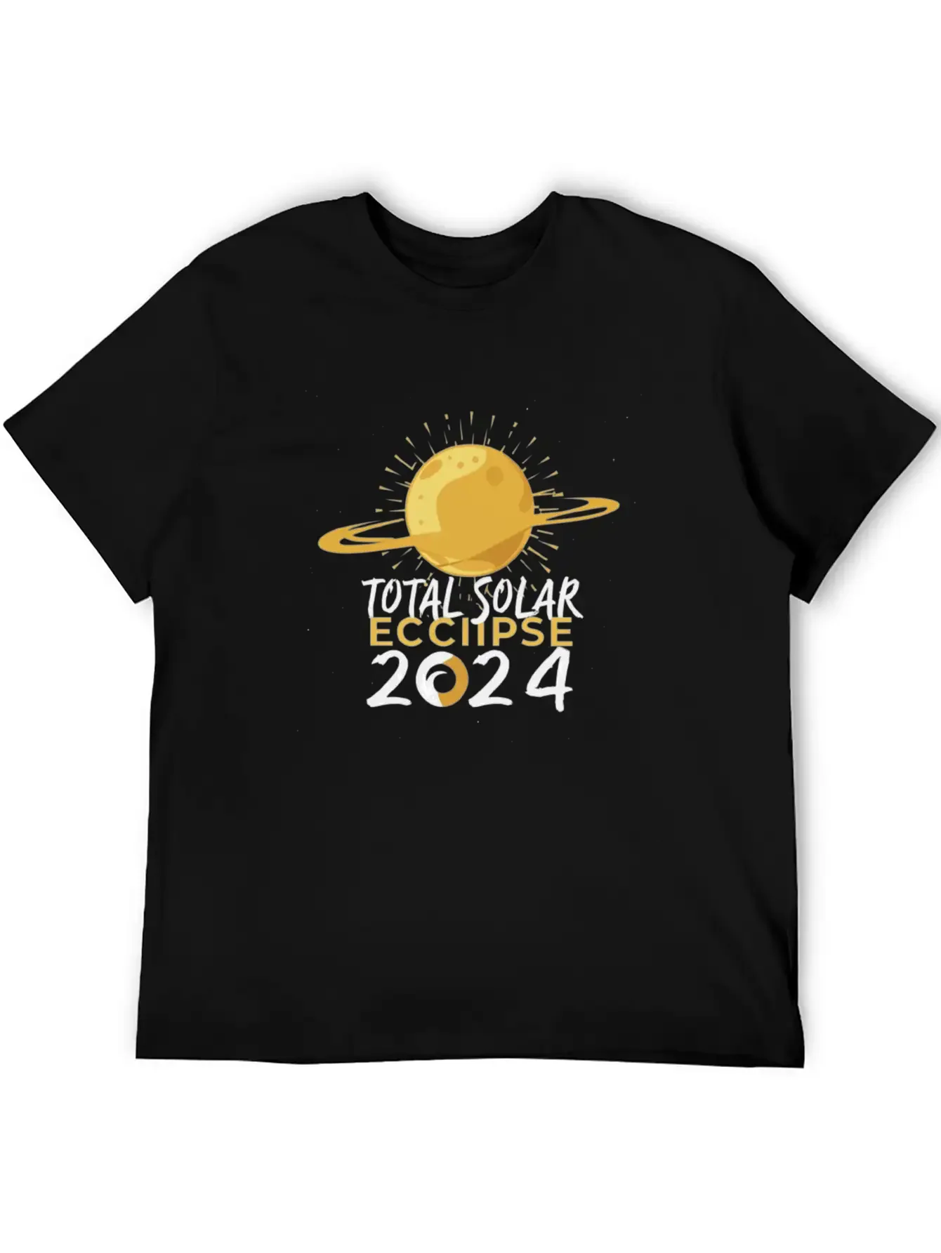 Eclipse 2024 Soft Cotton Short Sleeve Tee ¨C Unisex Wardrobe Staple