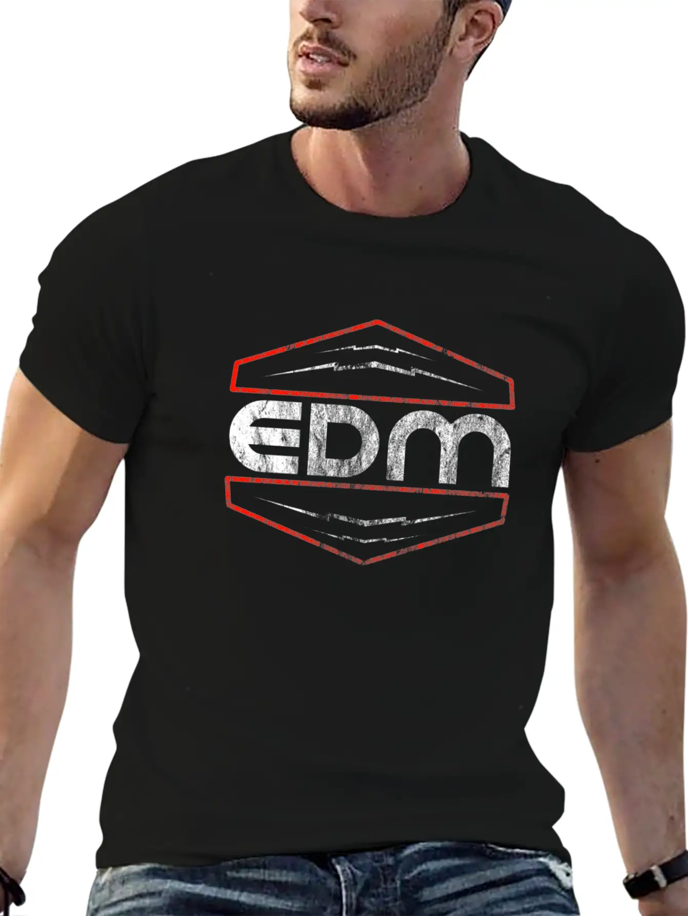 EDM | Rave Party Music DJ Gift Unisex Casual T-Shirt ¨C Clean Design For Daily Comfort