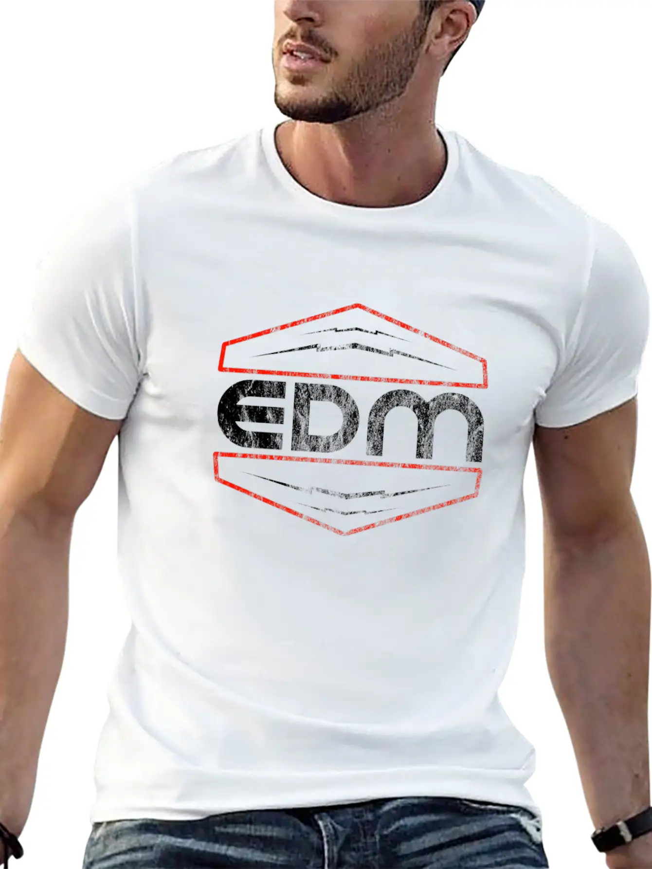 EDM | Rave Party Music DJ Gift Unisex Casual T-Shirt ¨C Clean Design For Daily Comfort