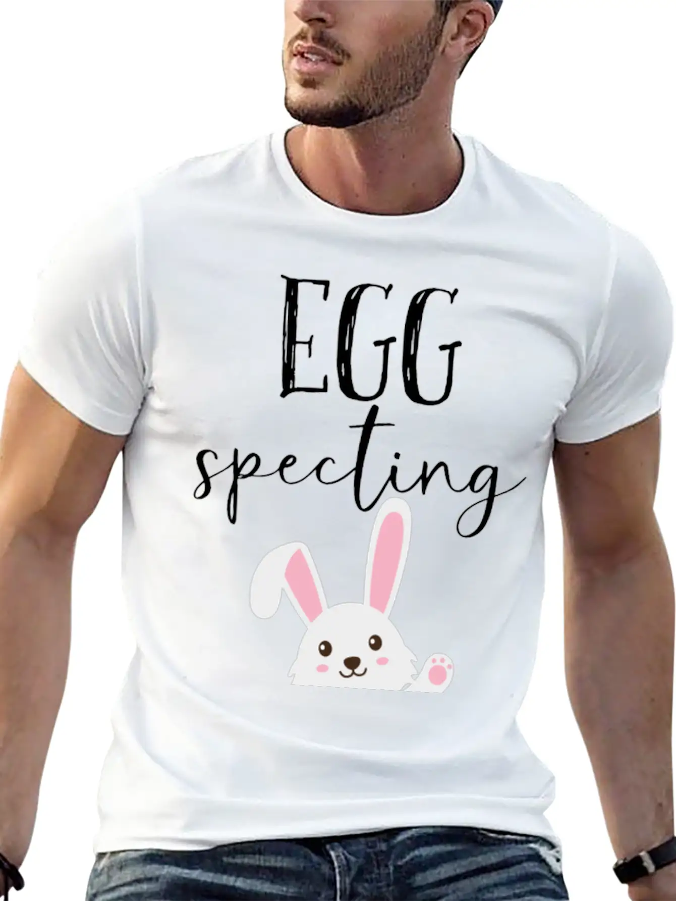 Egg Specting Gift Easter Bunny Spring Soft Cotton Short Sleeve Tee ¨C Unisex Wardrobe Staple