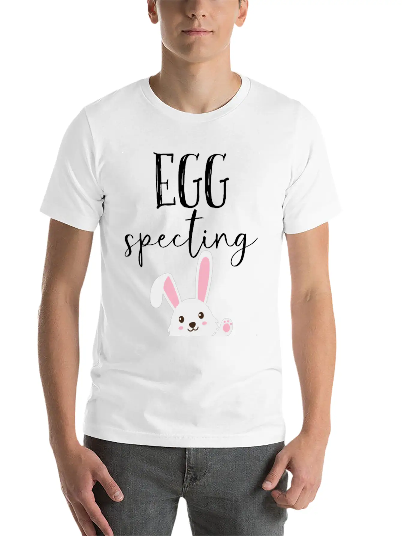 Egg Specting Gift Easter Bunny Spring Soft Cotton Short Sleeve Tee ¨C Unisex Wardrobe Staple