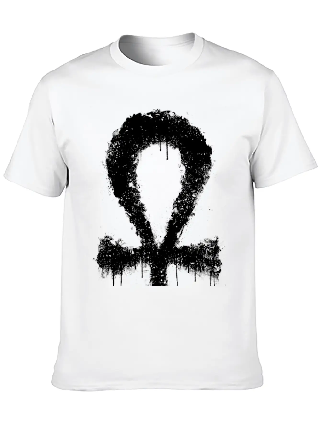 Egyptian Ankh Grunge Soft Cotton Short Sleeve Tee ¨C Unisex Wardrobe Staple