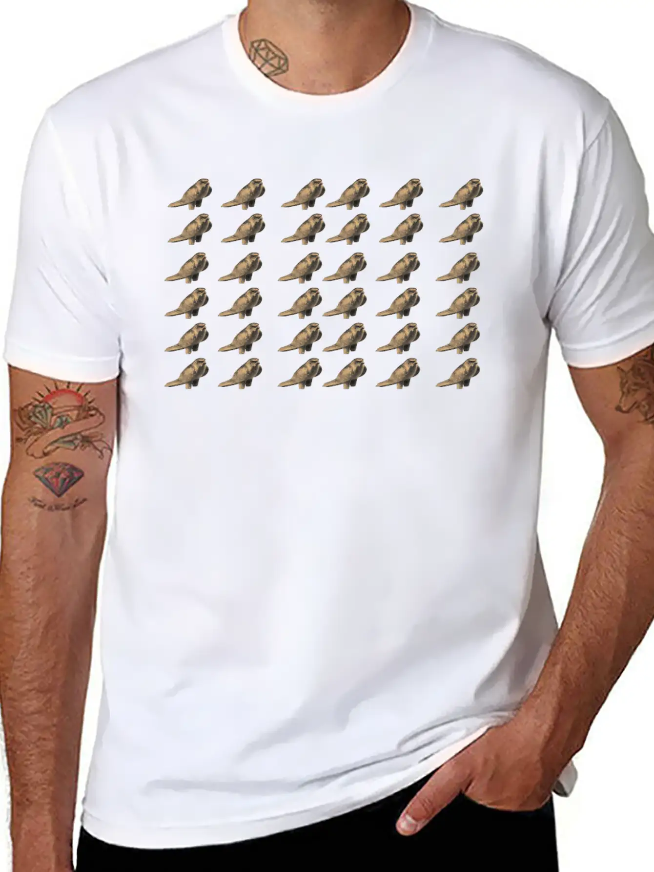 Egyptian Bronze Falcon Soft Cotton Short Sleeve Tee ¨C Unisex Wardrobe Staple