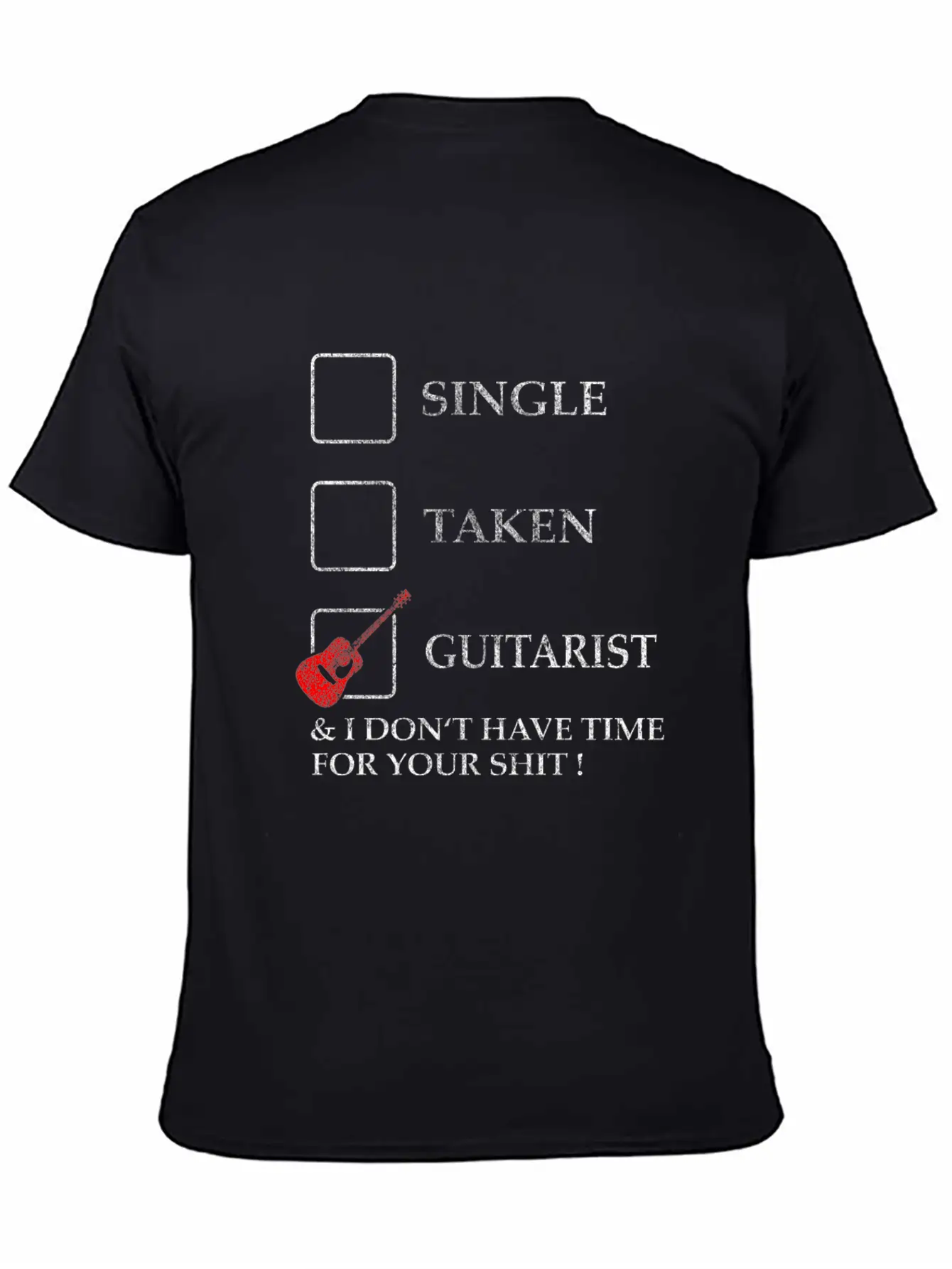 Electric Guitar E Bass Band Vintage Gift Idea Essential Cotton Tee For Daily Outfits ¨C Unisex Style