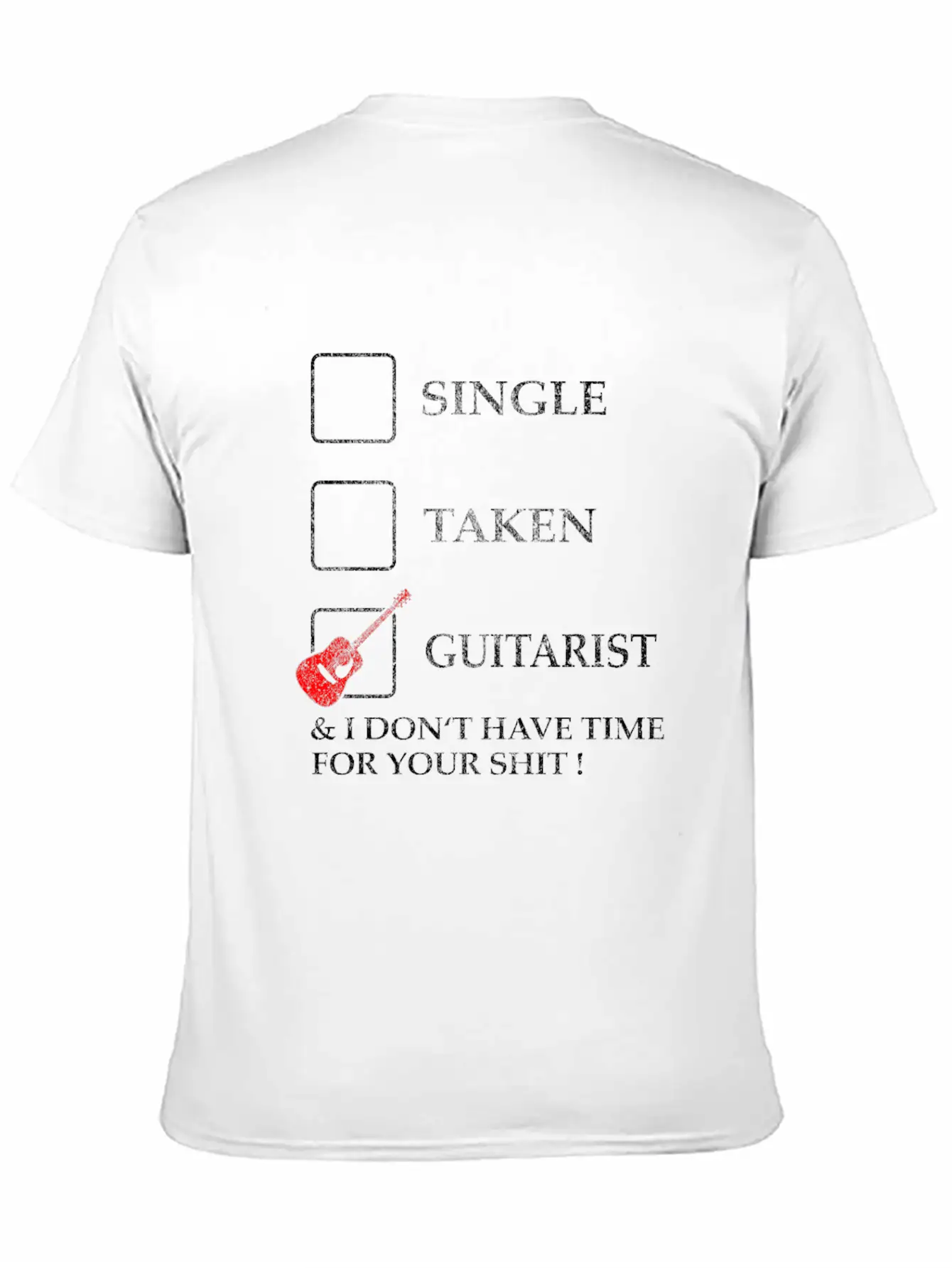Electric Guitar E Bass Band Vintage Gift Idea Essential Cotton Tee For Daily Outfits ¨C Unisex Style