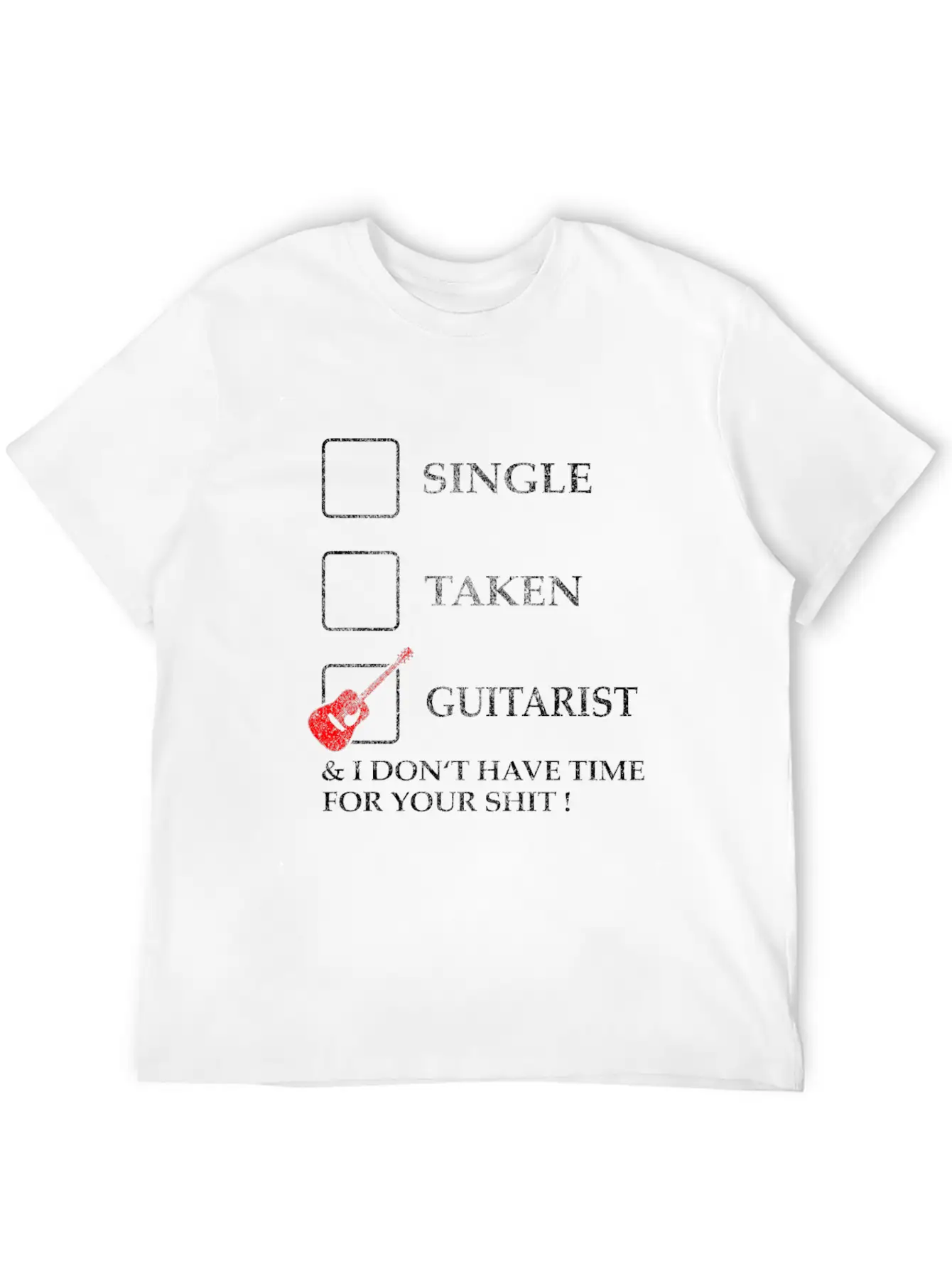 Electric Guitar E Bass Band Vintage Gift Idea Essential Cotton Tee For Daily Outfits ¨C Unisex Style