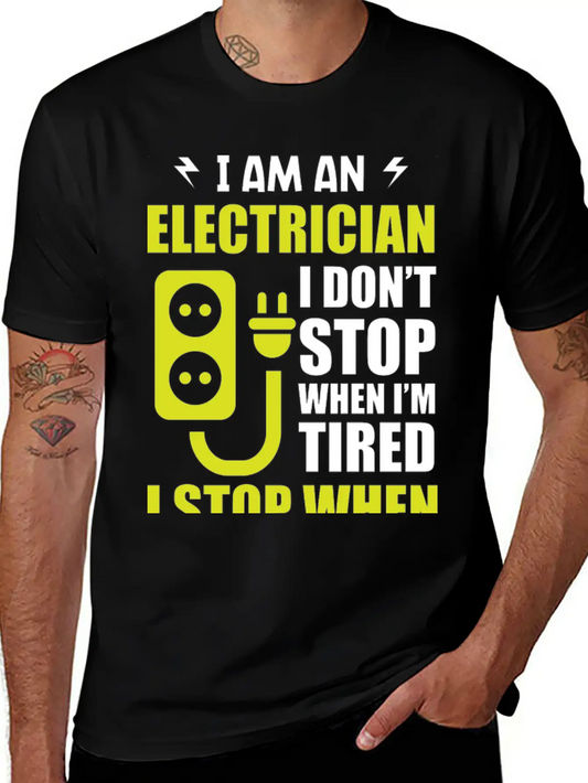 Electrician Electronic Electrical Engineering Job Essential Cotton Tee For Daily Outfits ¨C Unisex Style