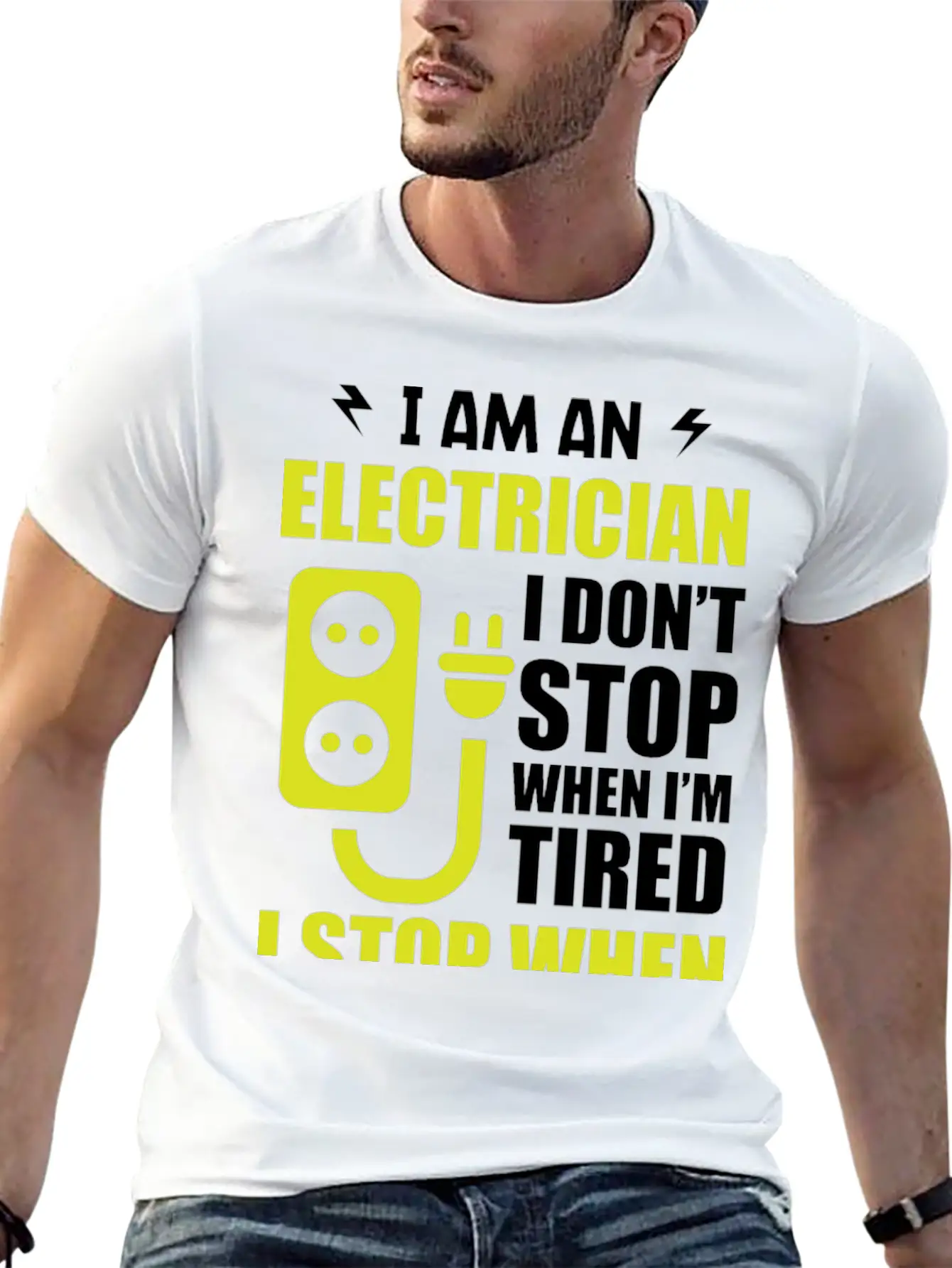 Electrician Electronic Electrical Engineering Job Essential Cotton Tee For Daily Outfits ¨C Unisex Style