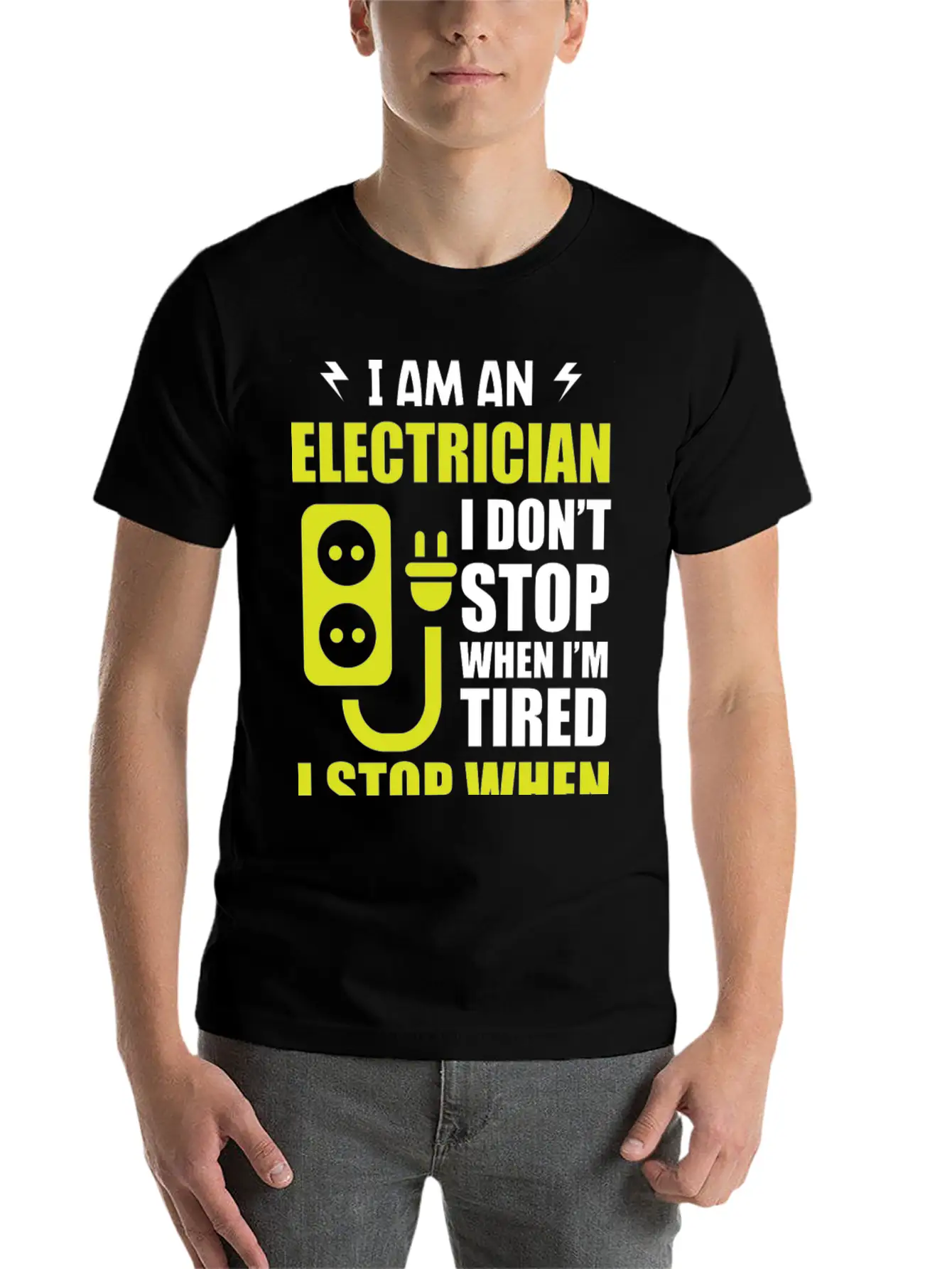 Electrician Electronic Electrical Engineering Job Essential Cotton Tee For Daily Outfits ¨C Unisex Style