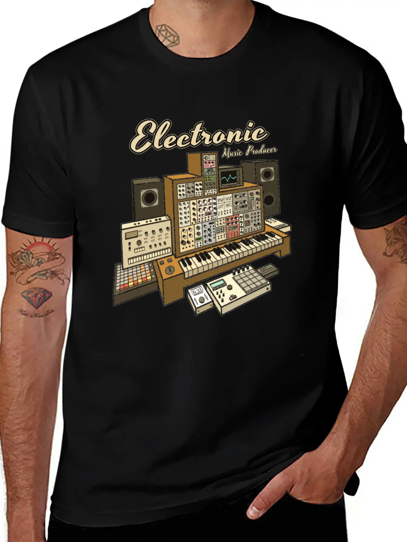 Electronic Music Producer Unisex Casual T-Shirt ¨C Clean Design For Daily Comfort