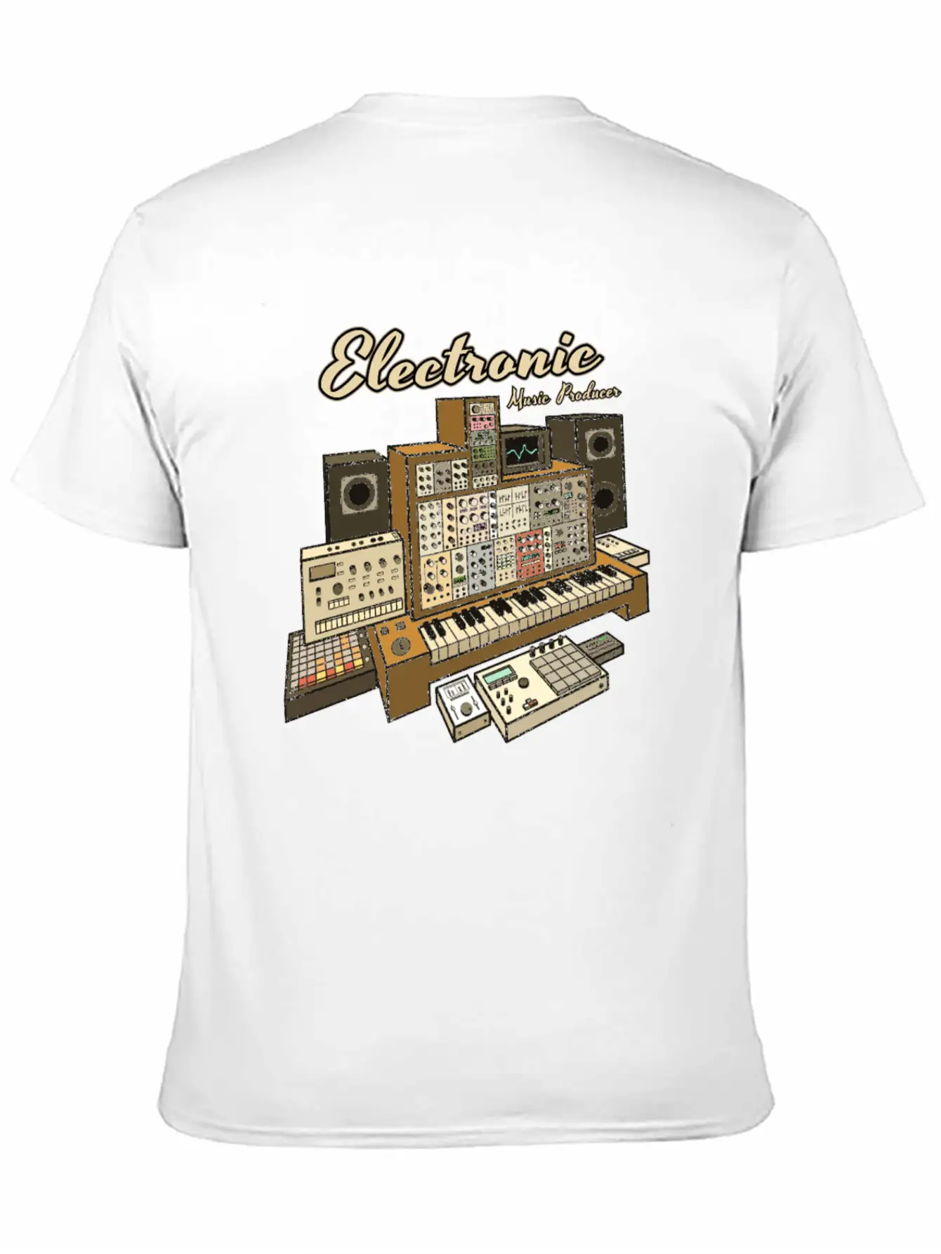 Electronic Music Producer Unisex Casual T-Shirt ¨C Clean Design For Daily Comfort