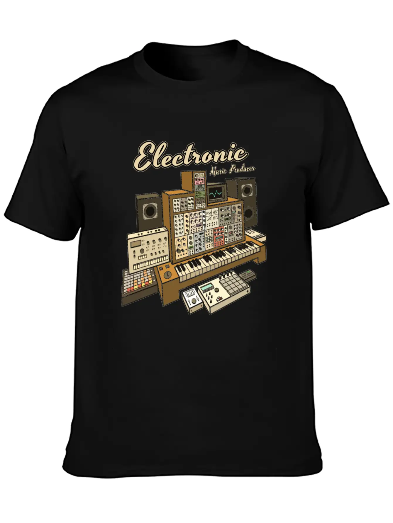 Electronic Music Producer Unisex Casual T-Shirt ¨C Clean Design For Daily Comfort