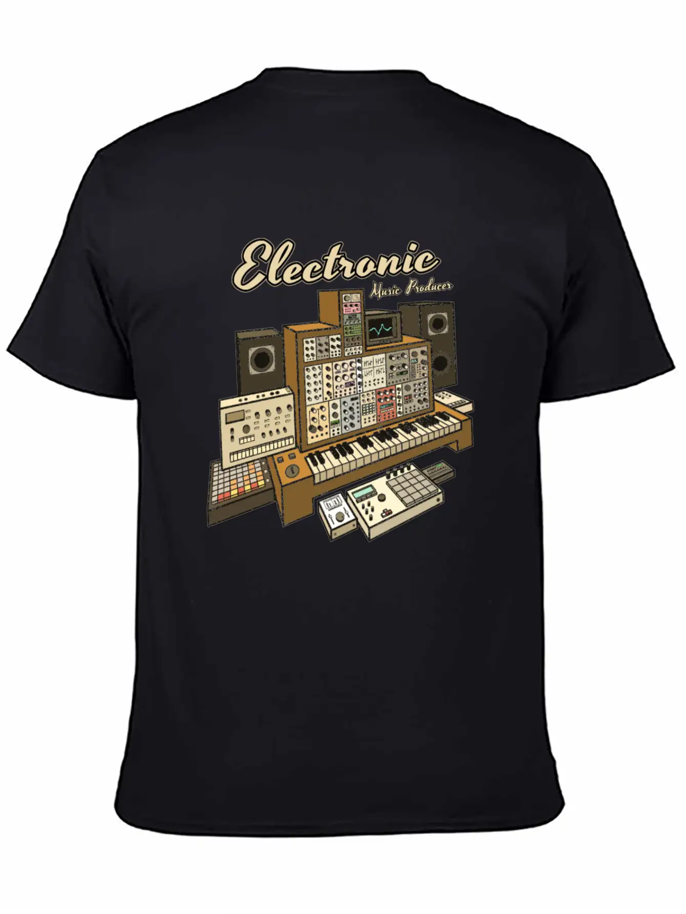 Electronic Music Producer Unisex Casual T-Shirt ¨C Clean Design For Daily Comfort