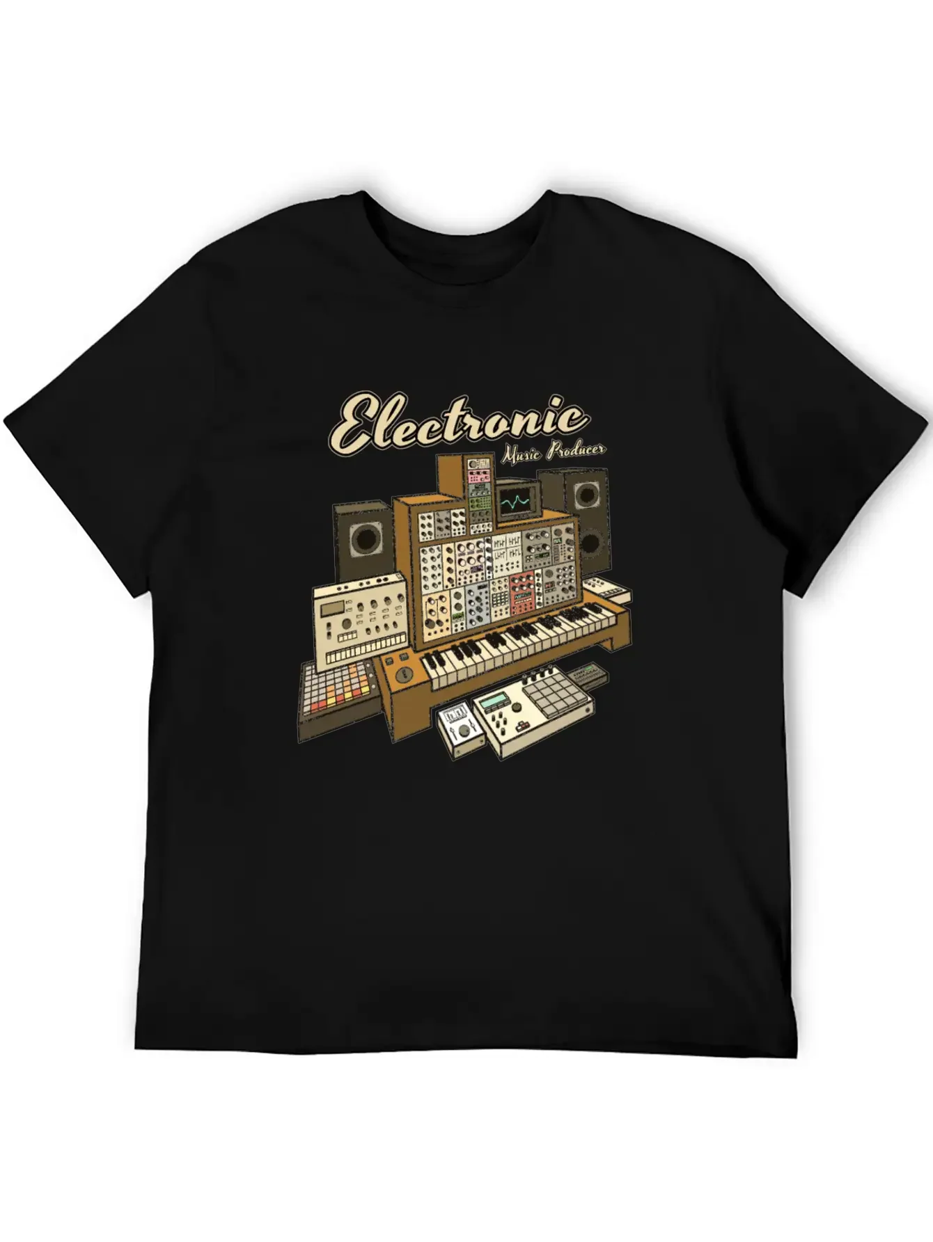 Electronic Music Producer Unisex Casual T-Shirt ¨C Clean Design For Daily Comfort