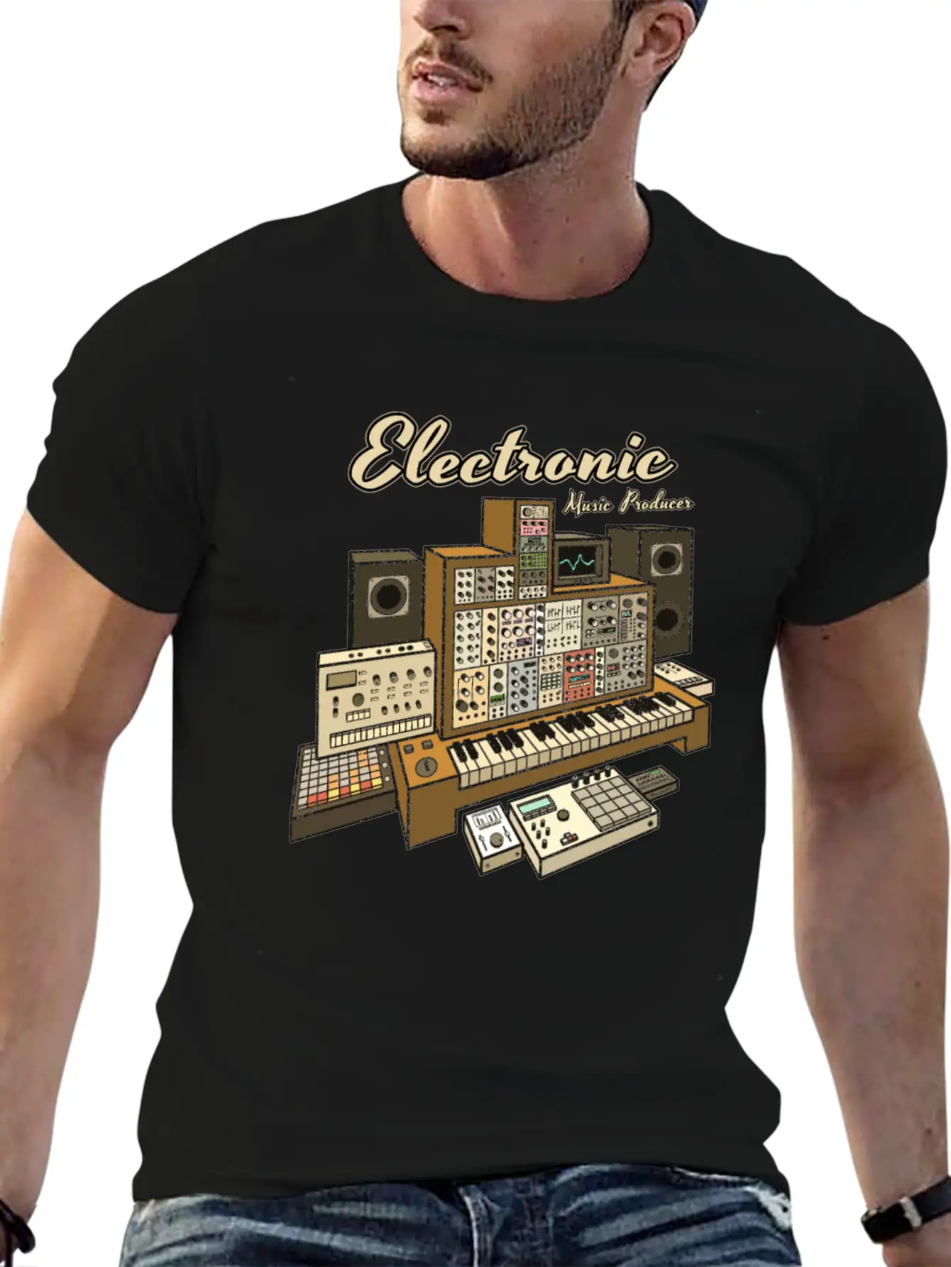 Electronic Music Producer Unisex Casual T-Shirt ¨C Clean Design For Daily Comfort