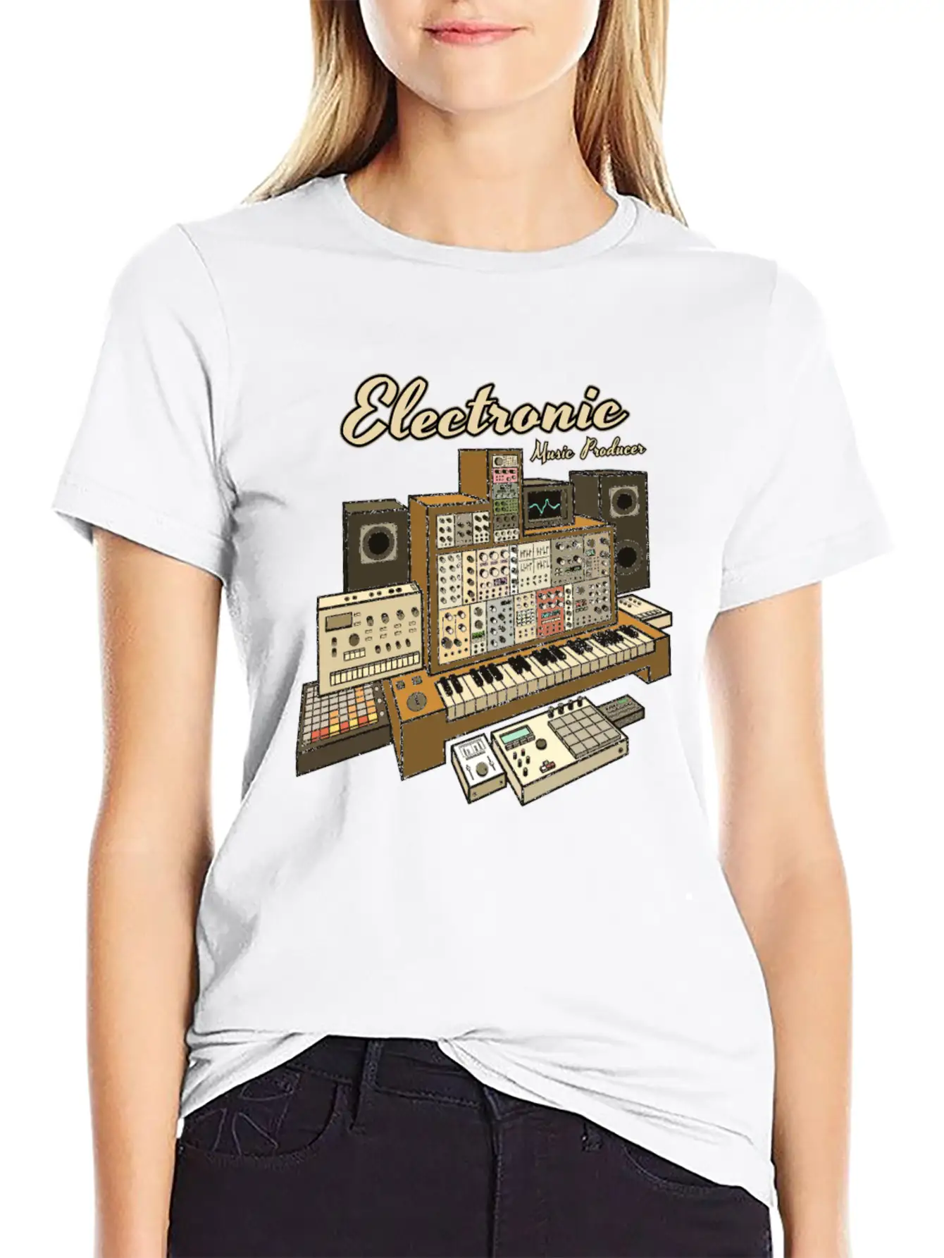 Electronic Music Producer Unisex Casual T-Shirt ¨C Clean Design For Daily Comfort