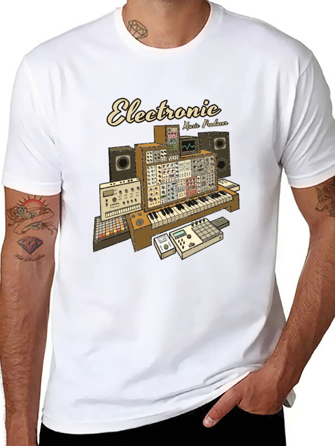 Electronic Music Producer Unisex Casual T-Shirt ¨C Clean Design For Daily Comfort