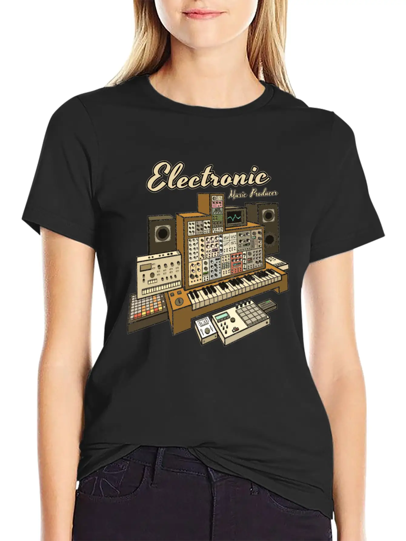 Electronic Music Producer Unisex Casual T-Shirt ¨C Clean Design For Daily Comfort