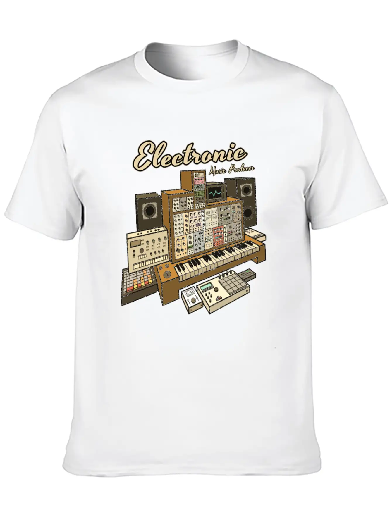 Electronic Music Producer Unisex Casual T-Shirt ¨C Clean Design For Daily Comfort