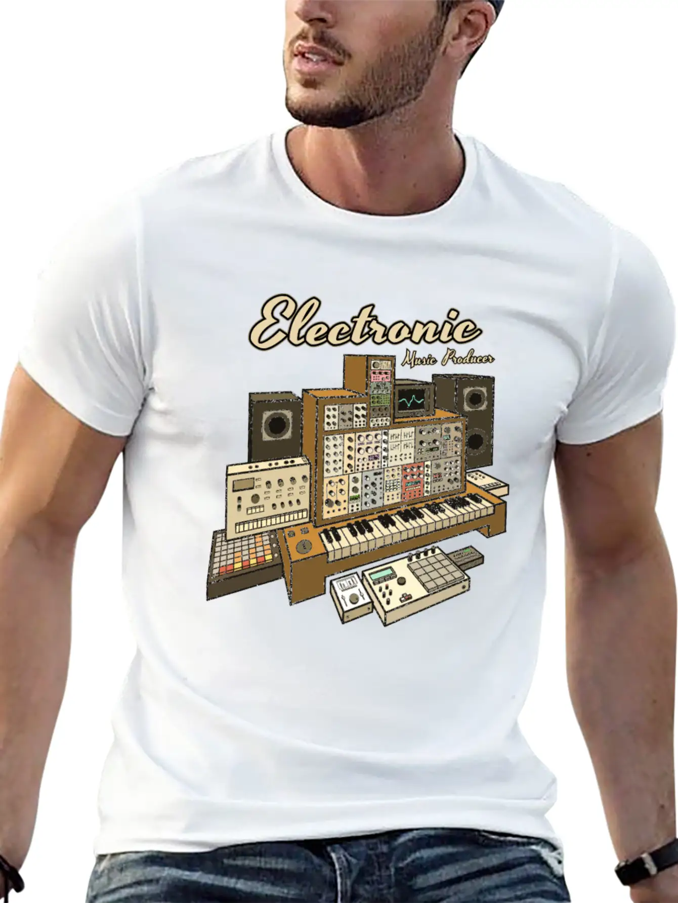 Electronic Music Producer Unisex Casual T-Shirt ¨C Clean Design For Daily Comfort