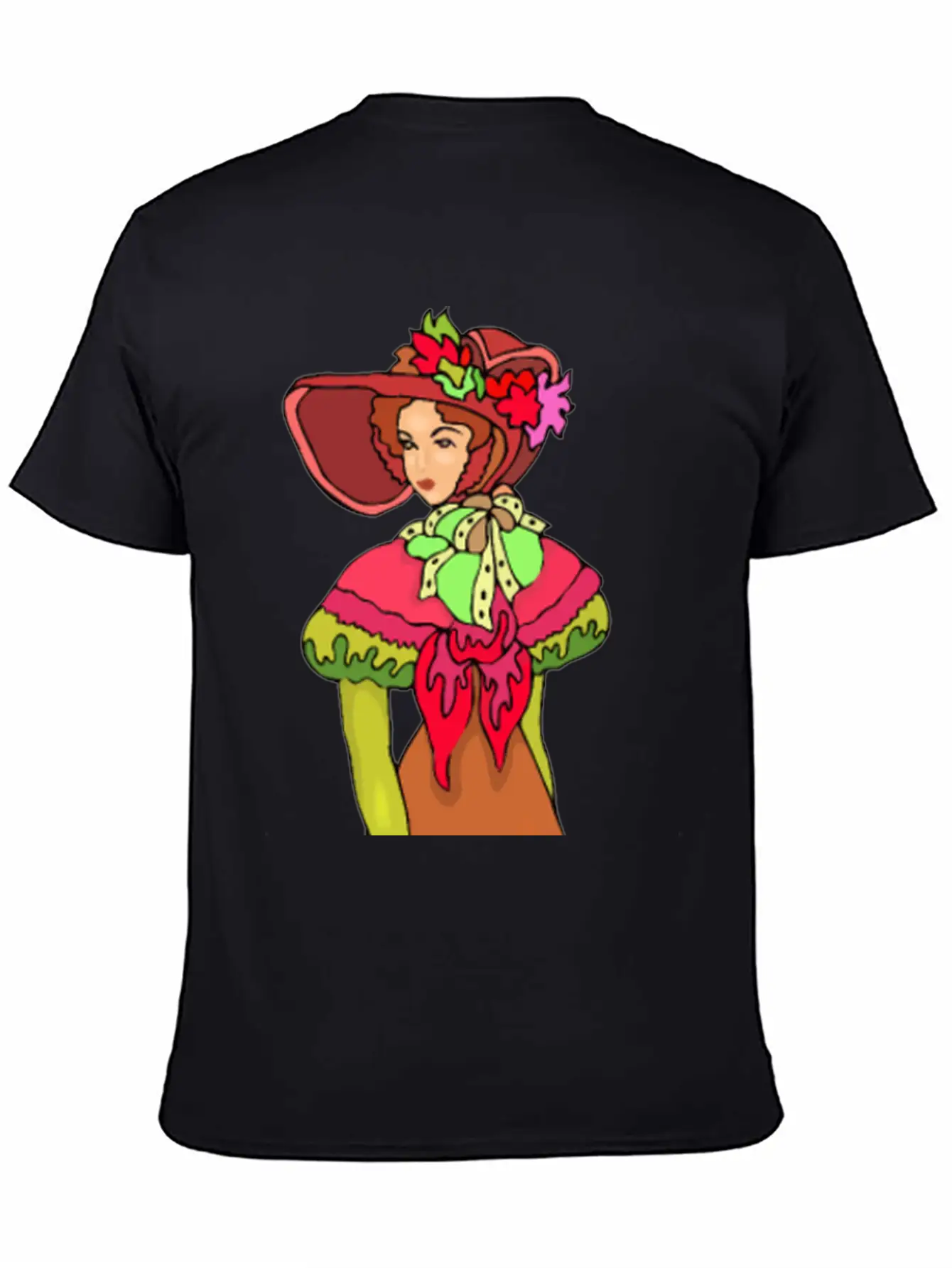 Elegant Lady In Brown Unisex Casual T-Shirt ¨C Clean Design For Daily Comfort