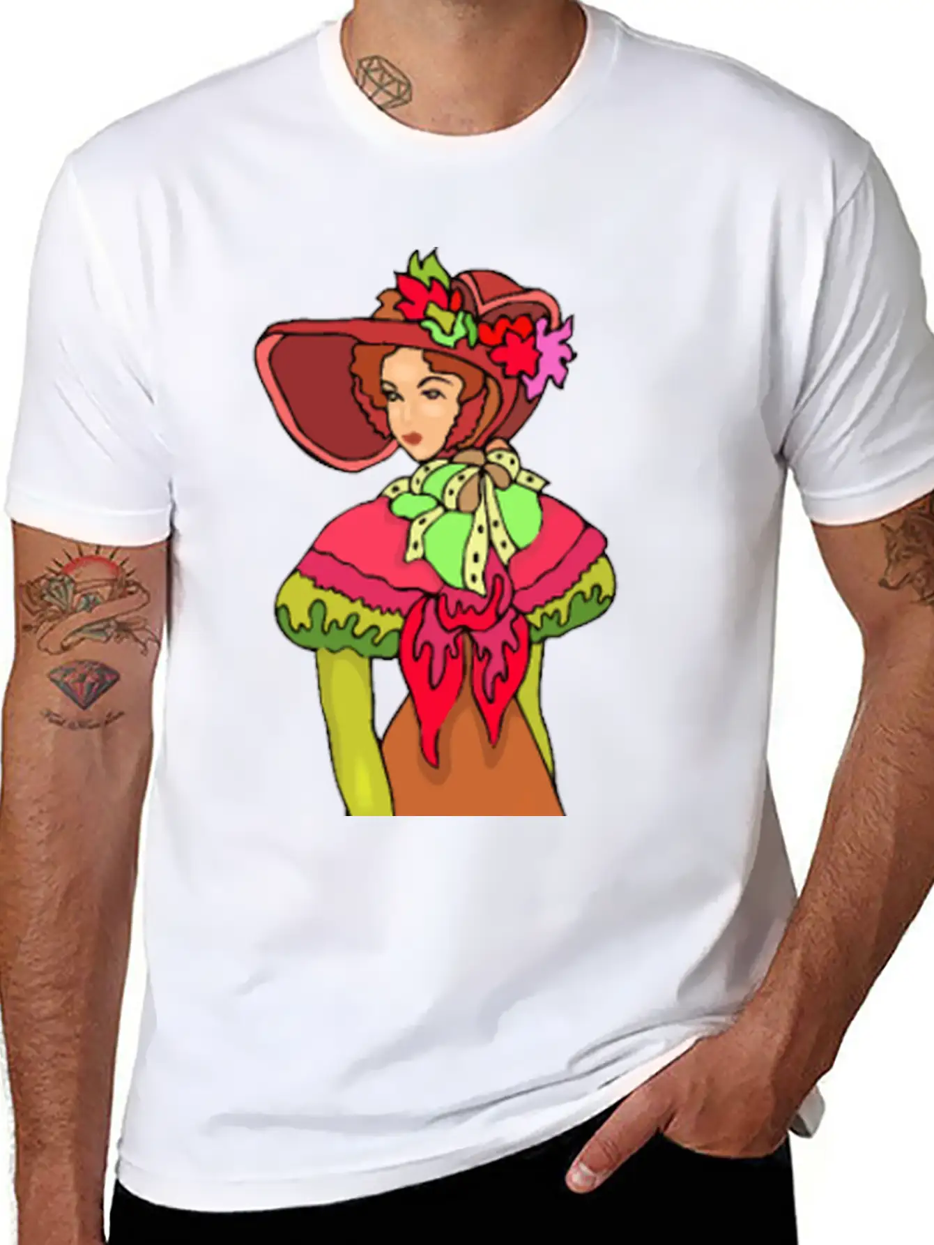 Elegant Lady In Brown Unisex Casual T-Shirt ¨C Clean Design For Daily Comfort