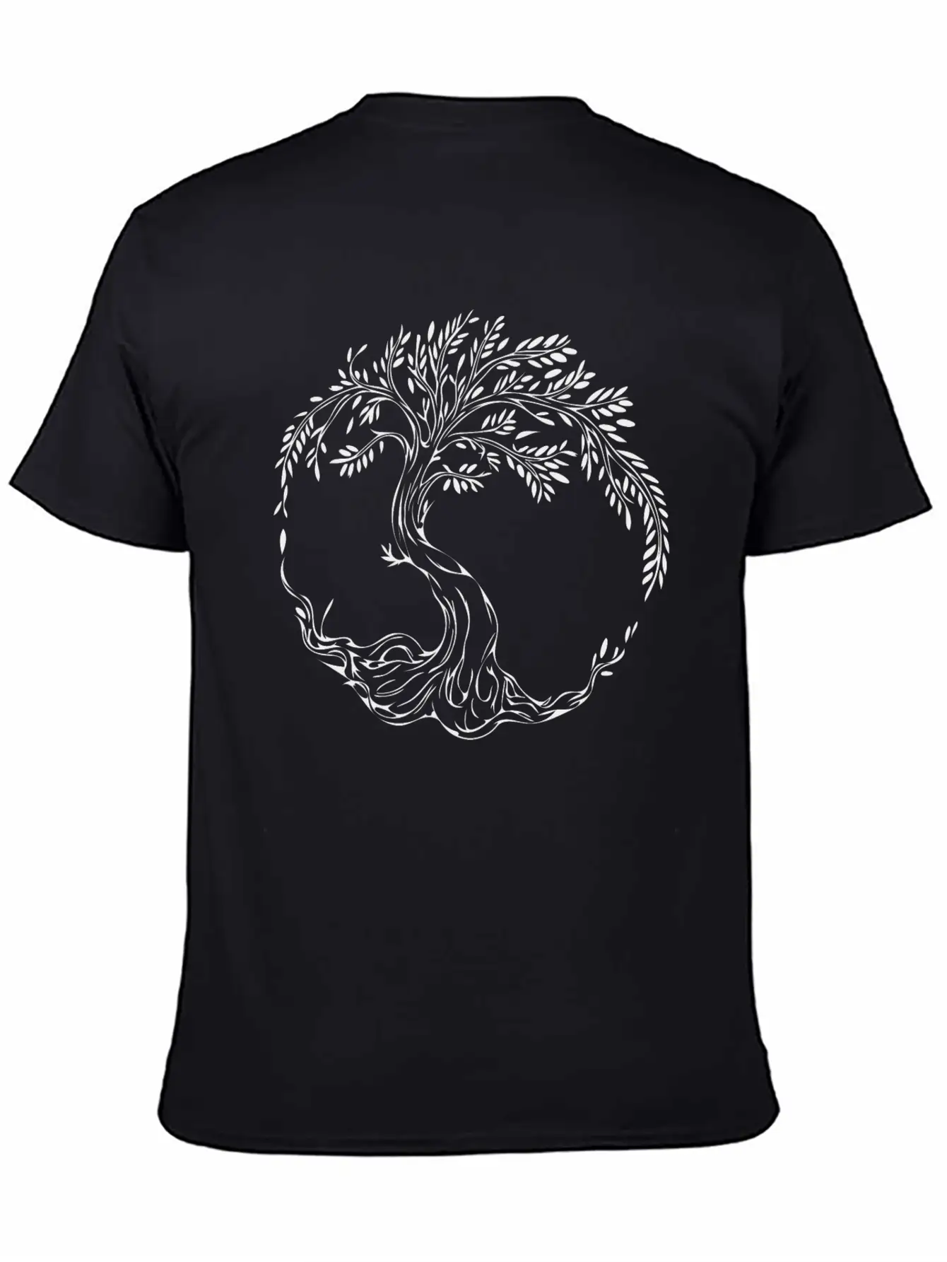 Elegant Tree Of Life Basic Graphic T-Shirt ¨C Daily Comfort In Soft Cotton