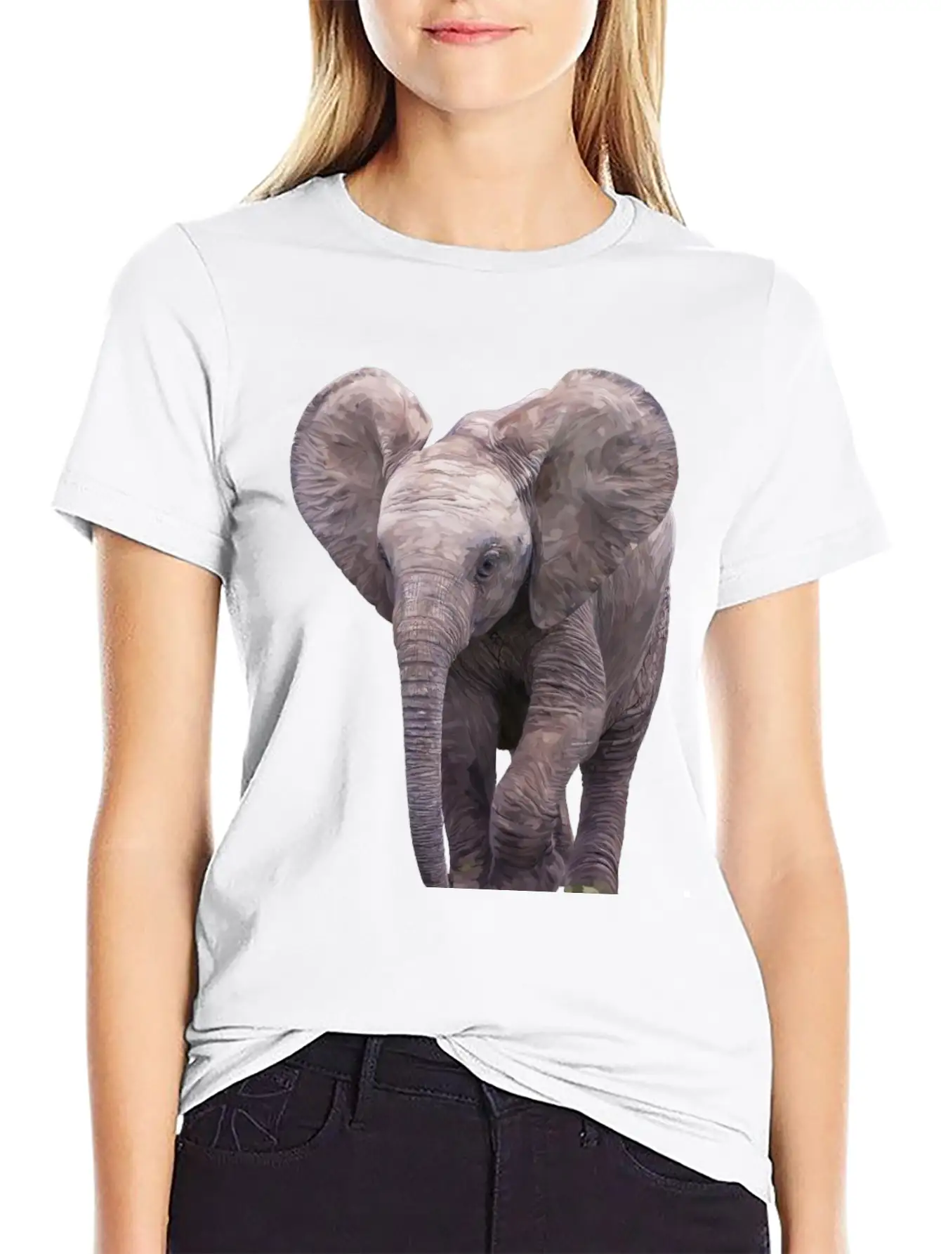 Elephant Basic Graphic T-Shirt ¨C Daily Comfort In Soft Cotton