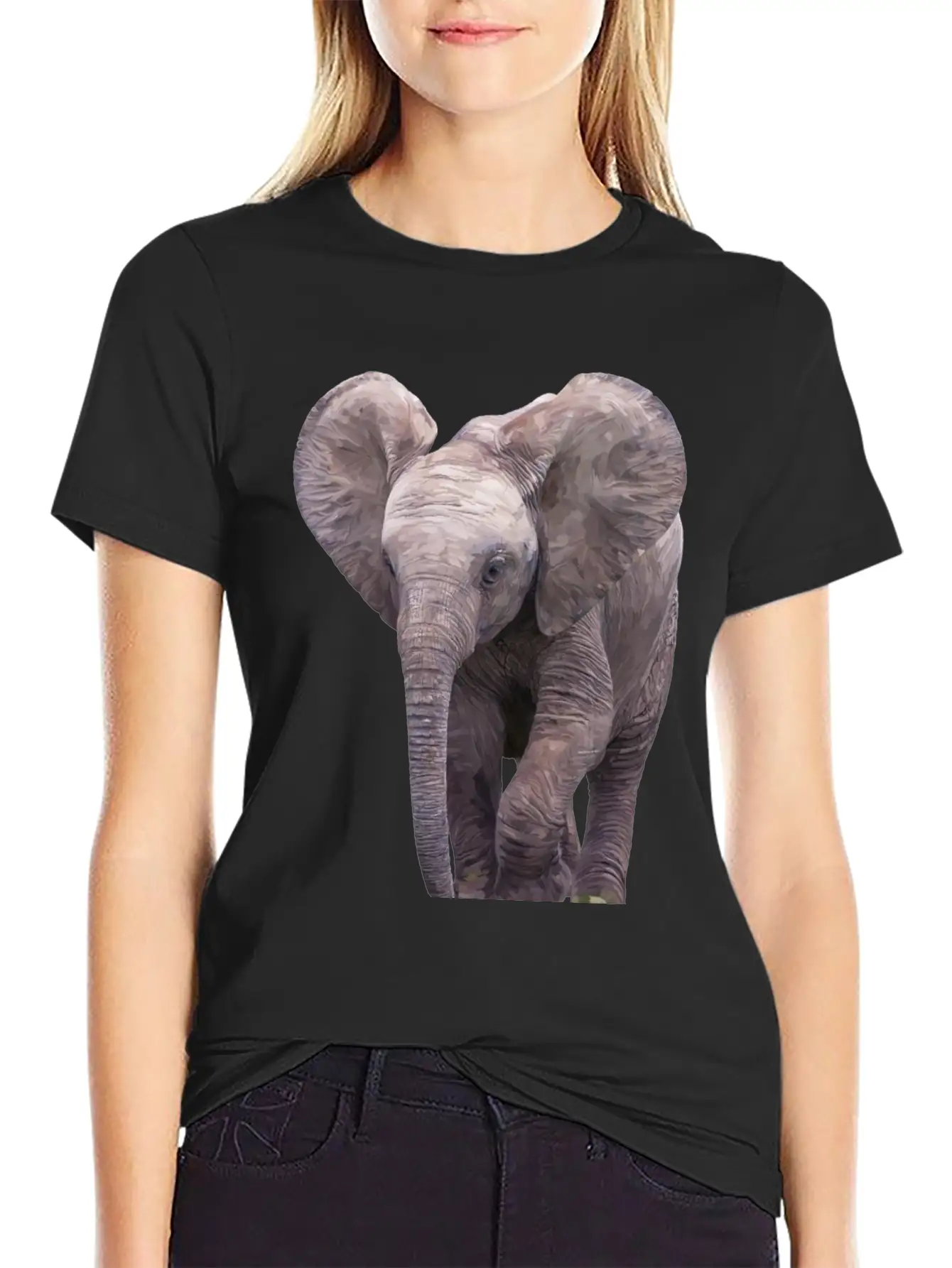 Elephant Basic Graphic T-Shirt ¨C Daily Comfort In Soft Cotton