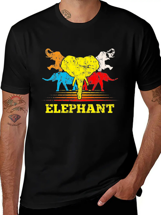Elephant Essential Cotton Tee For Daily Outfits ¨C Unisex Style