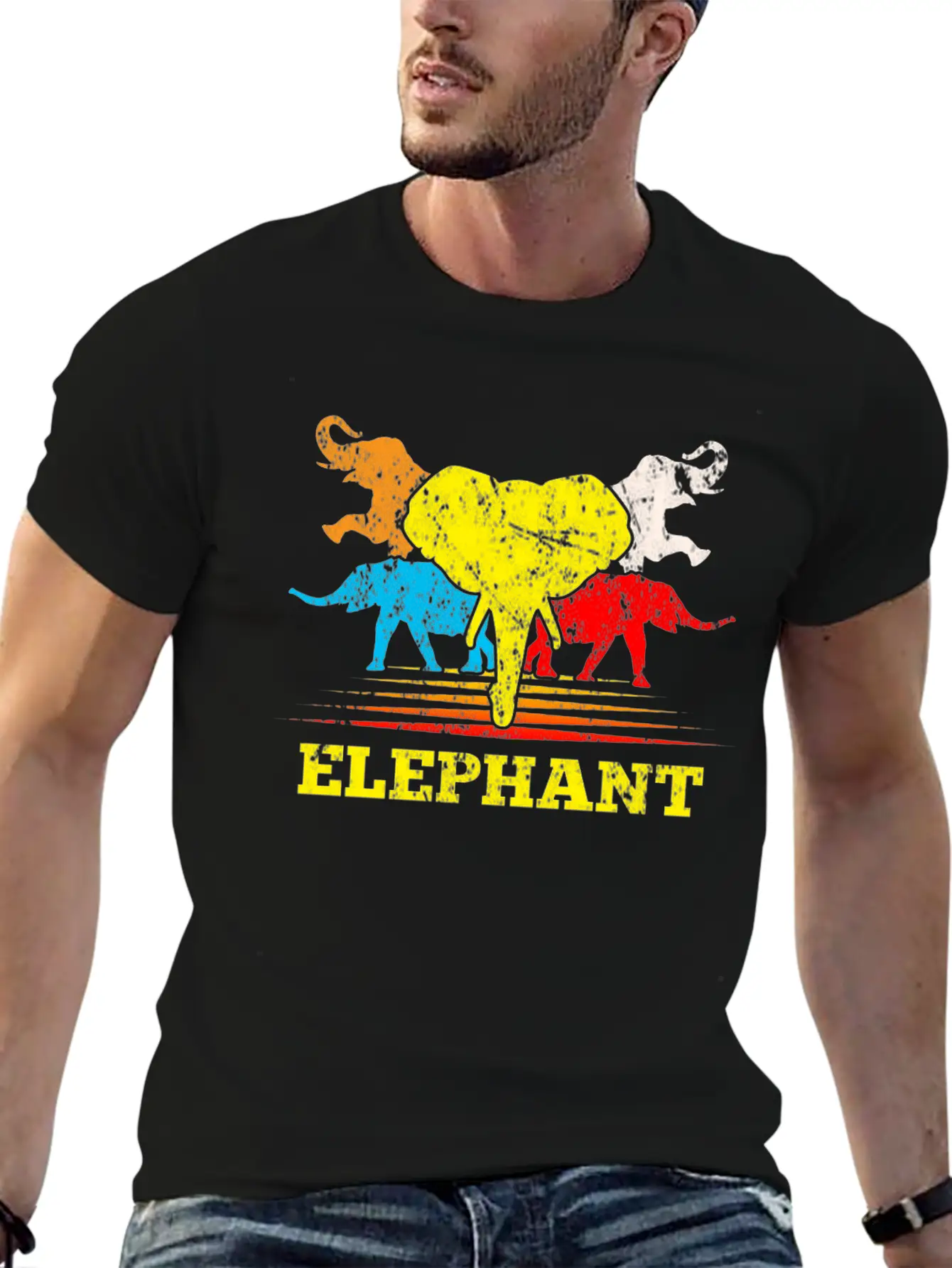 Elephant Essential Cotton Tee For Daily Outfits ¨C Unisex Style