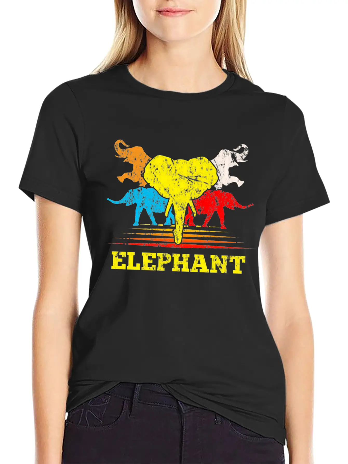 Elephant Essential Cotton Tee For Daily Outfits ¨C Unisex Style