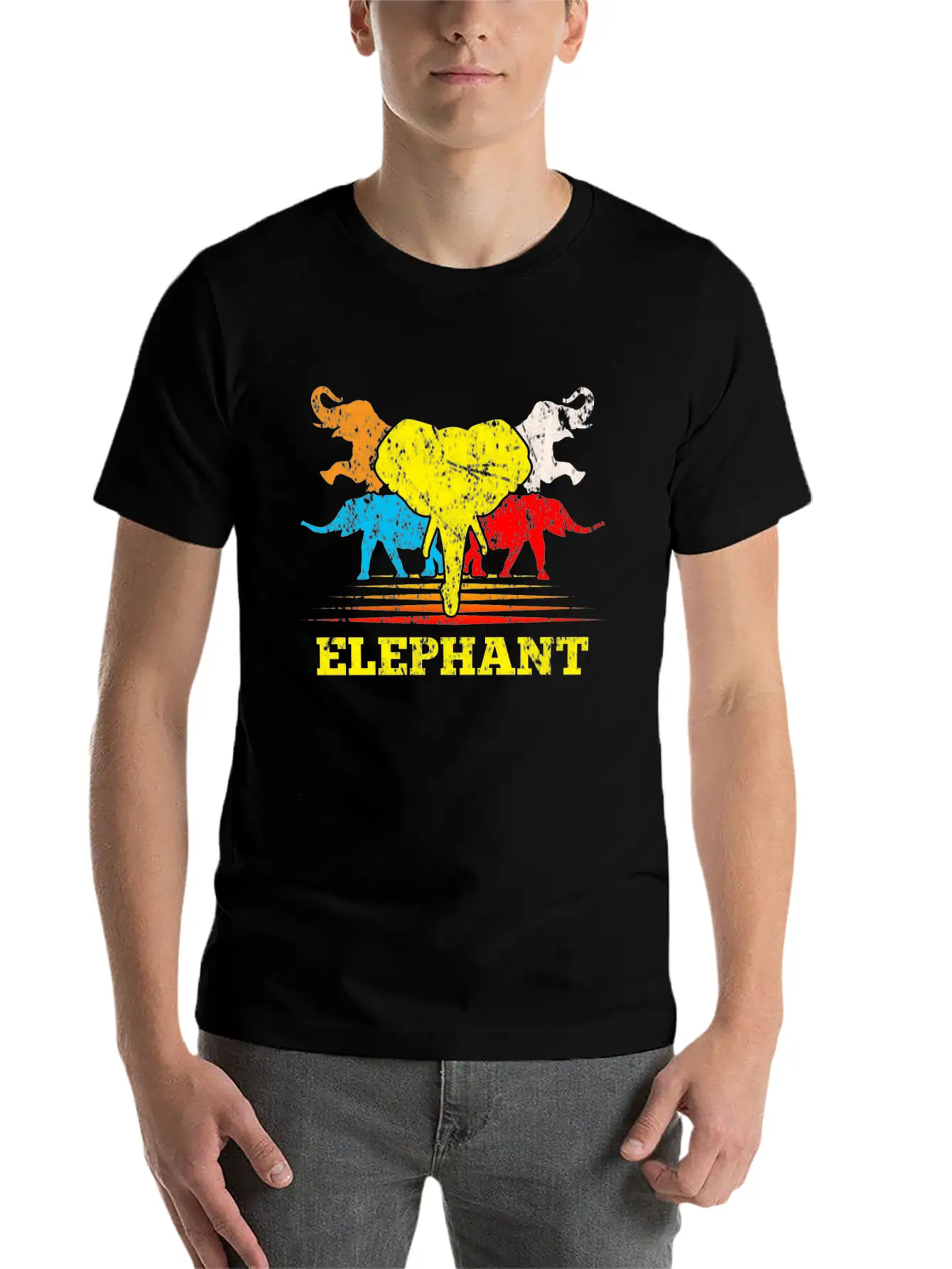 Elephant Essential Cotton Tee For Daily Outfits ¨C Unisex Style