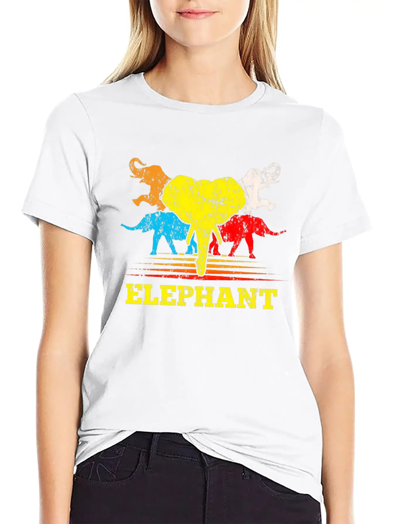 Elephant Essential Cotton Tee For Daily Outfits ¨C Unisex Style