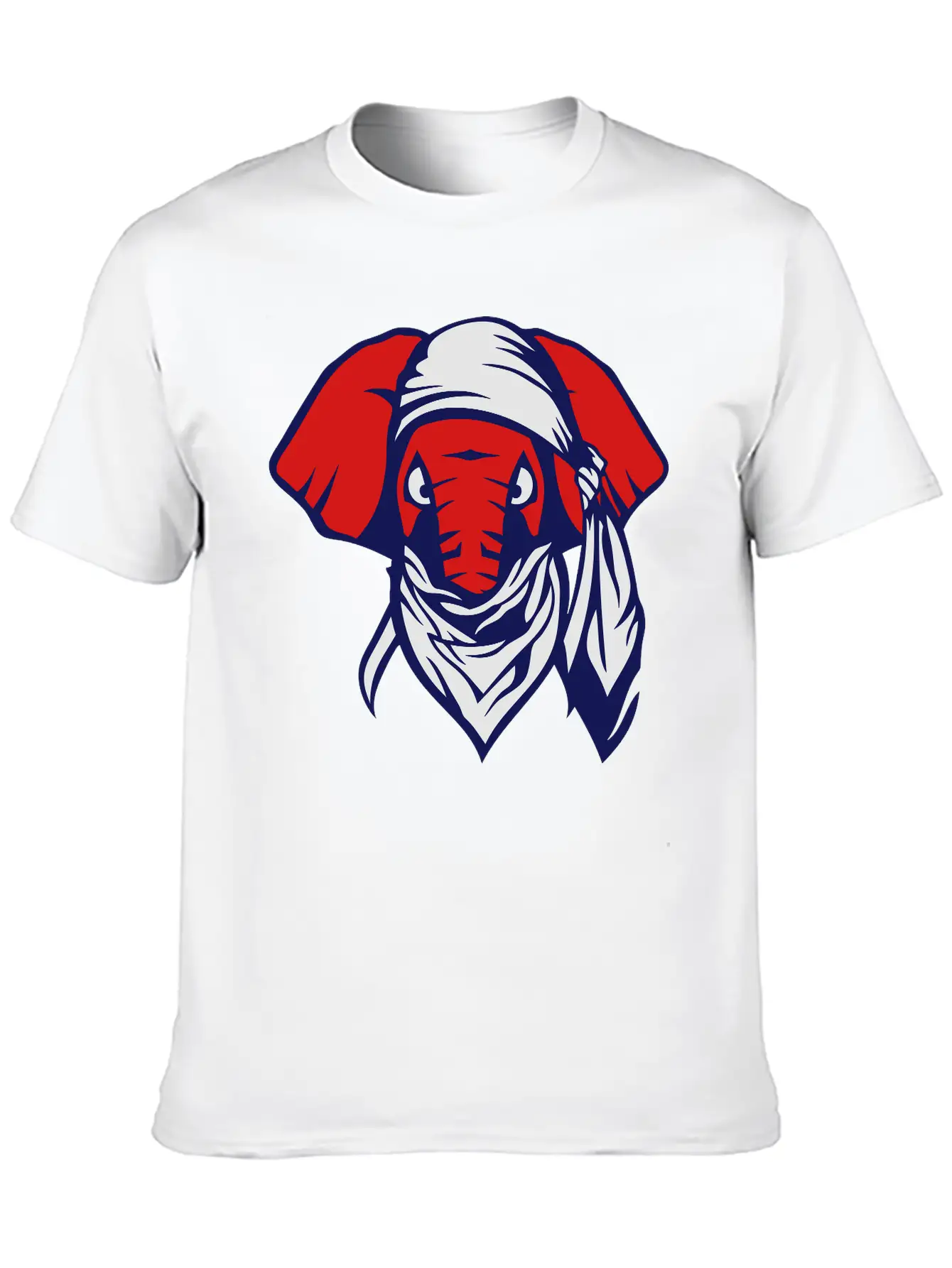 Elephant Scarf 408 Basic Graphic T-Shirt ¨C Daily Comfort In Soft Cotton