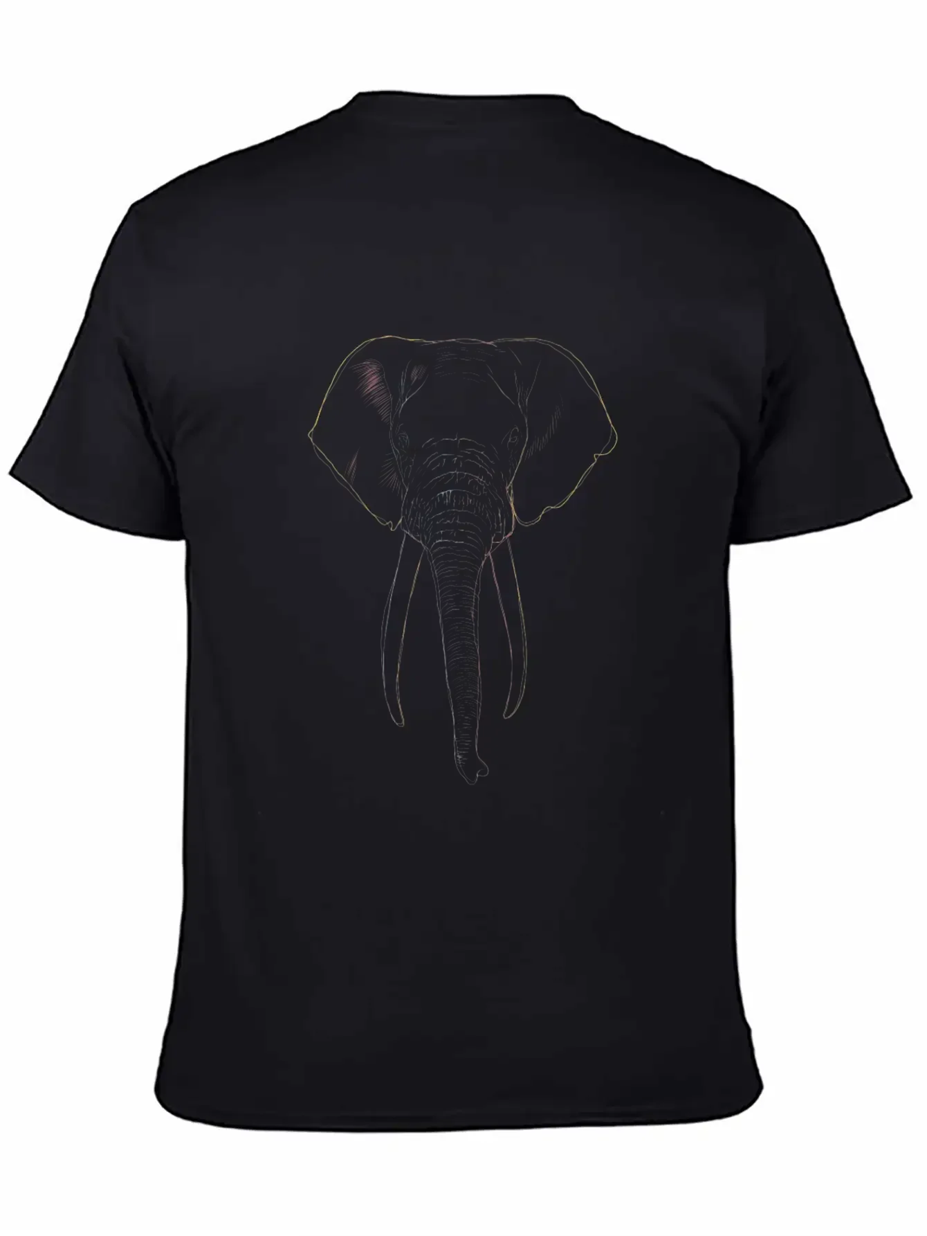 Elephant Strokes Basic Graphic T-Shirt ¨C Daily Comfort In Soft Cotton
