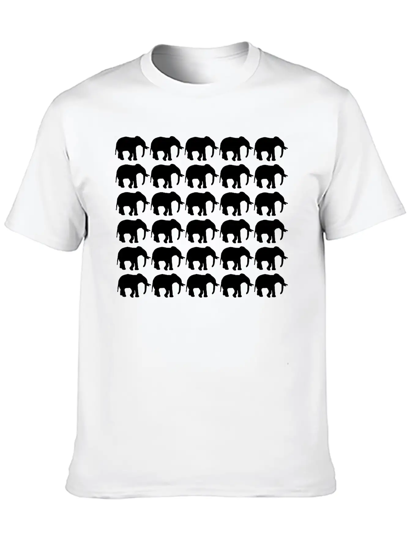 Elephants Be Different Essential Cotton Tee For Daily Outfits ¨C Unisex Style