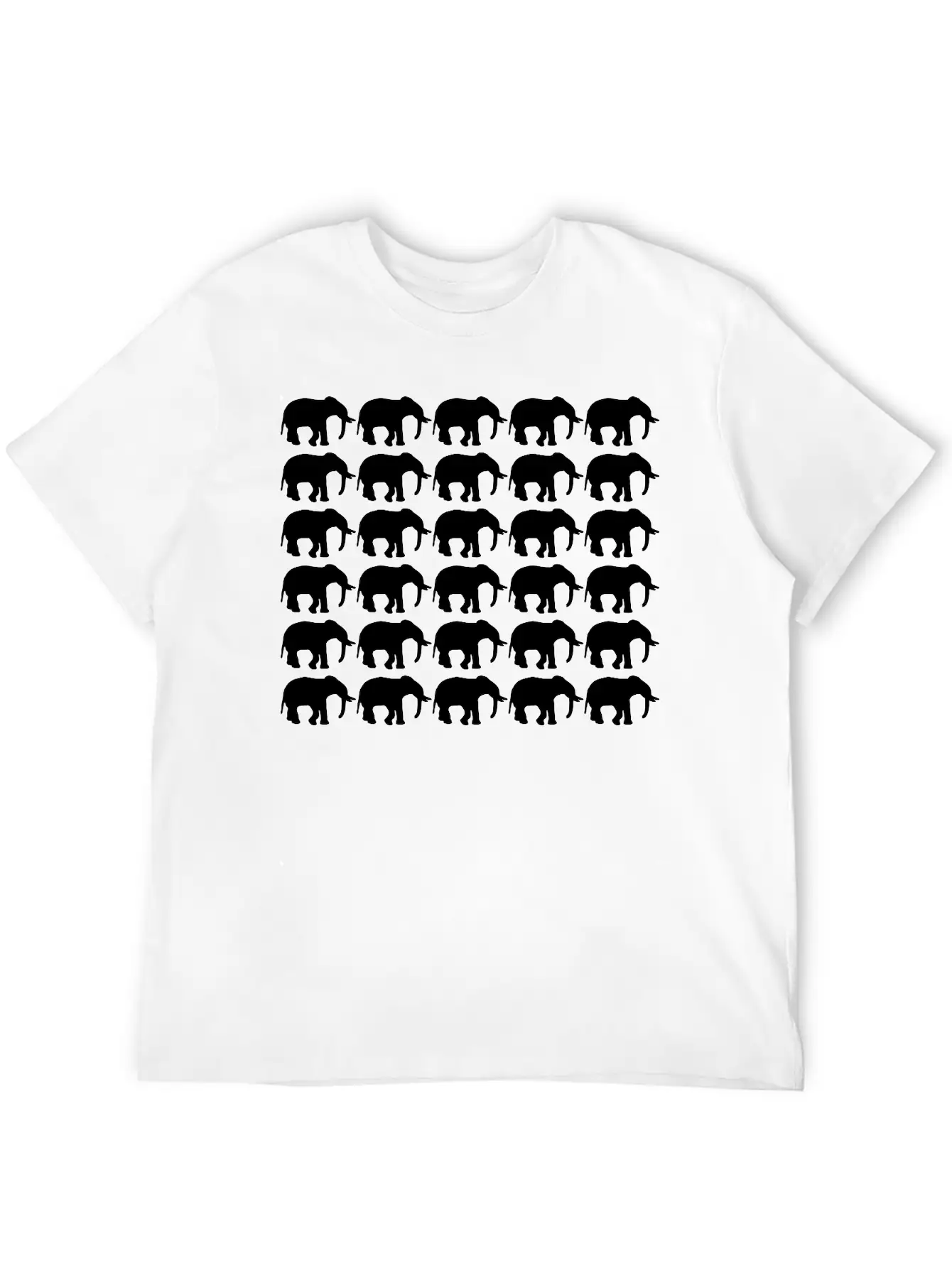 Elephants Be Different Essential Cotton Tee For Daily Outfits ¨C Unisex Style