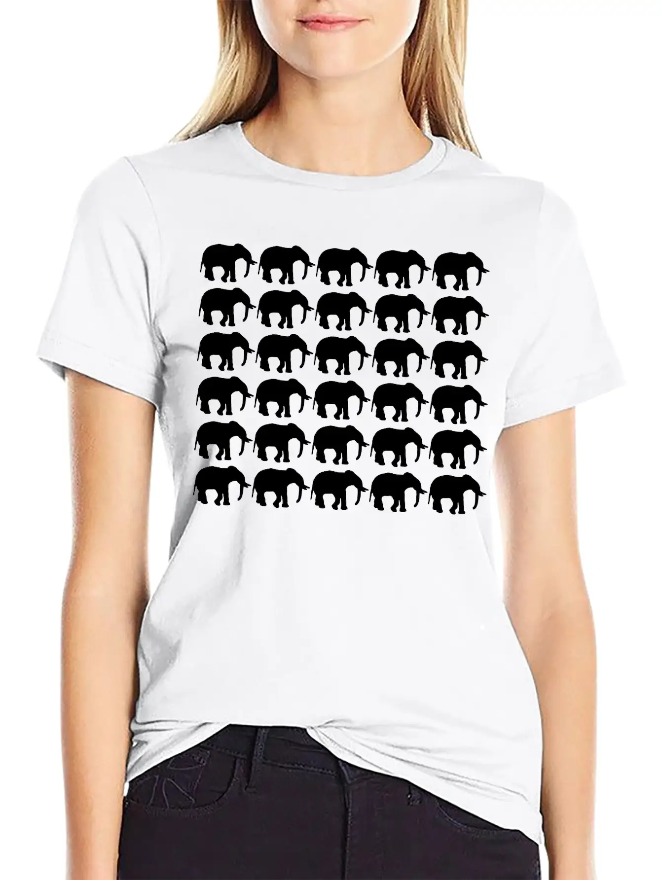 Elephants Be Different Essential Cotton Tee For Daily Outfits ¨C Unisex Style