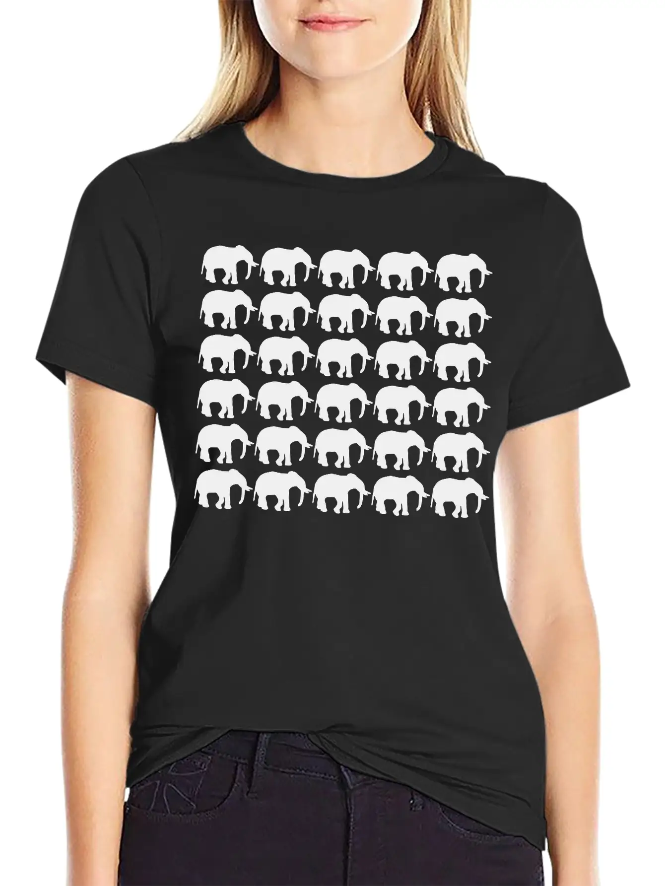 Elephants Be Different Essential Cotton Tee For Daily Outfits ¨C Unisex Style