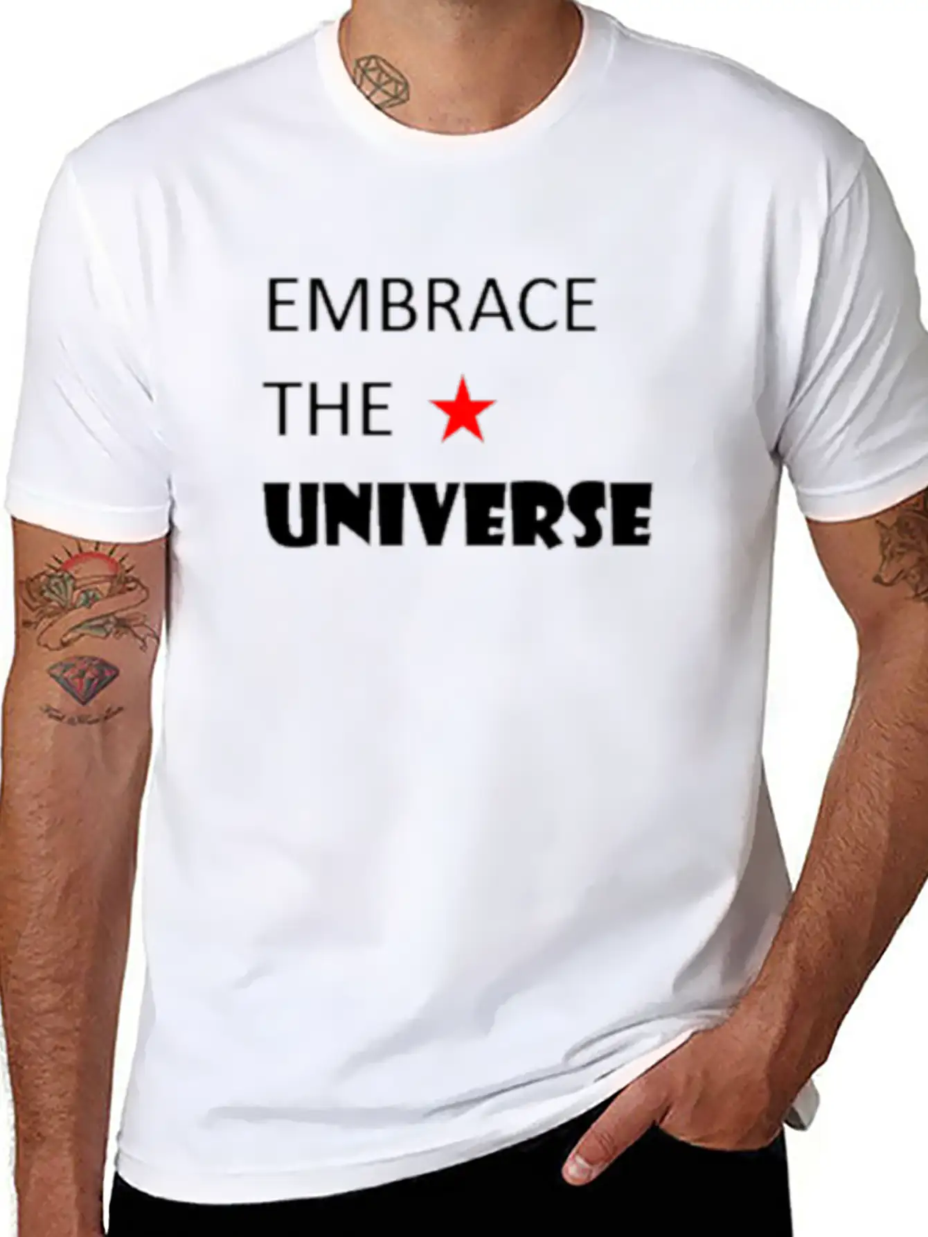 Embrace The Universe Soft Cotton Short Sleeve Tee ¨C Unisex Wardrobe Staple