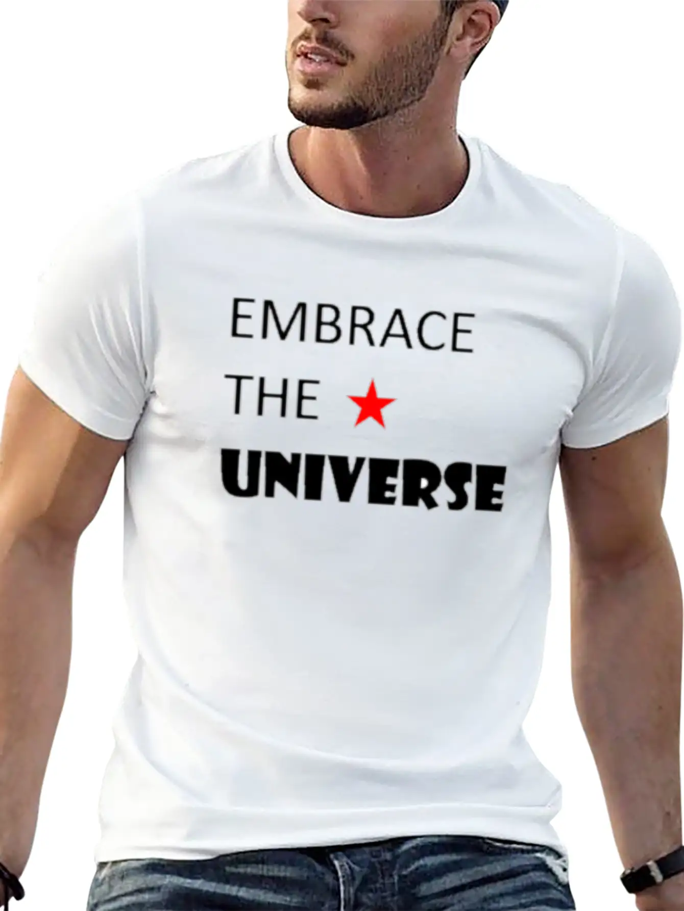 Embrace The Universe Soft Cotton Short Sleeve Tee ¨C Unisex Wardrobe Staple