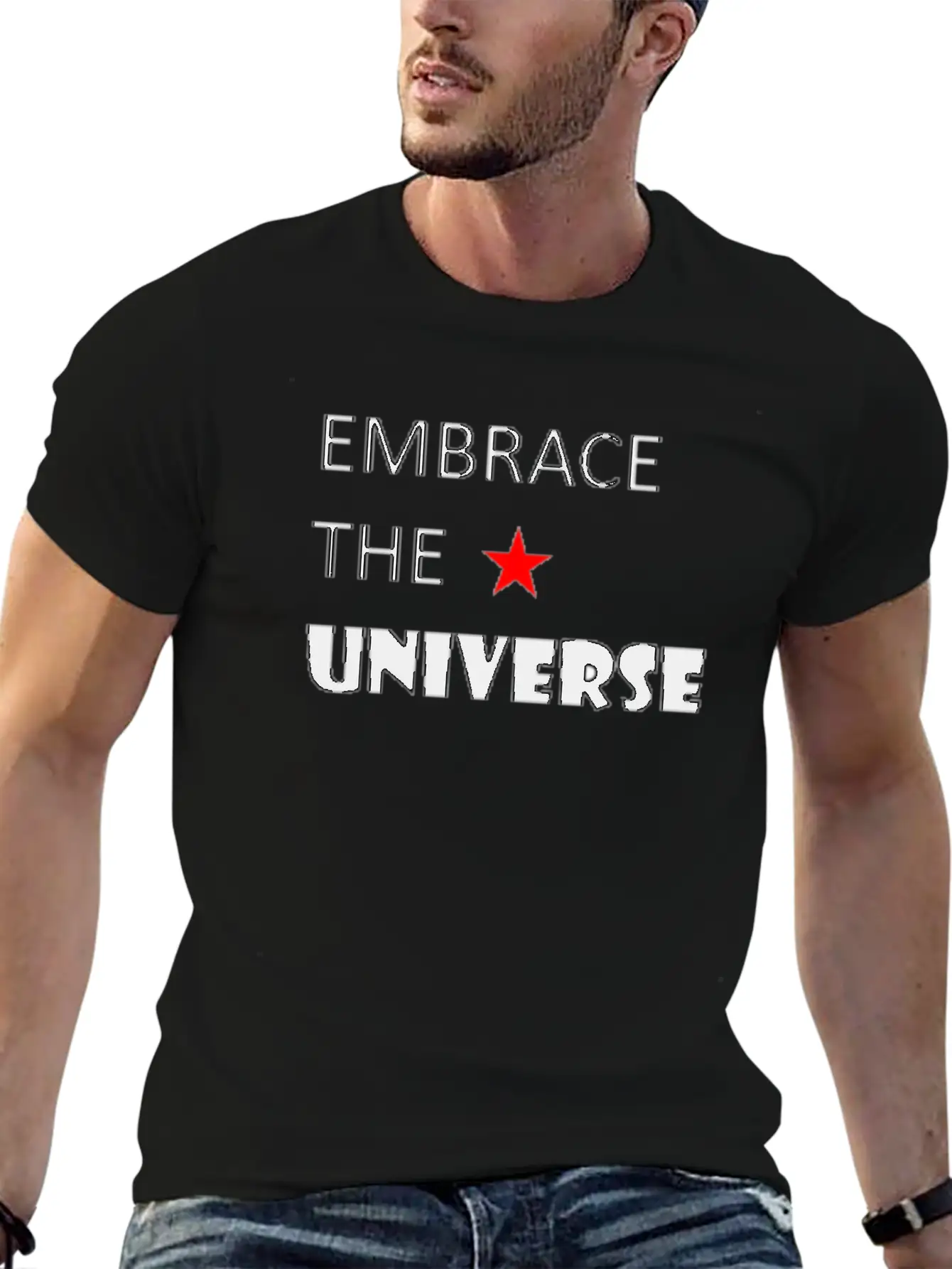 Embrace The Universe Soft Cotton Short Sleeve Tee ¨C Unisex Wardrobe Staple