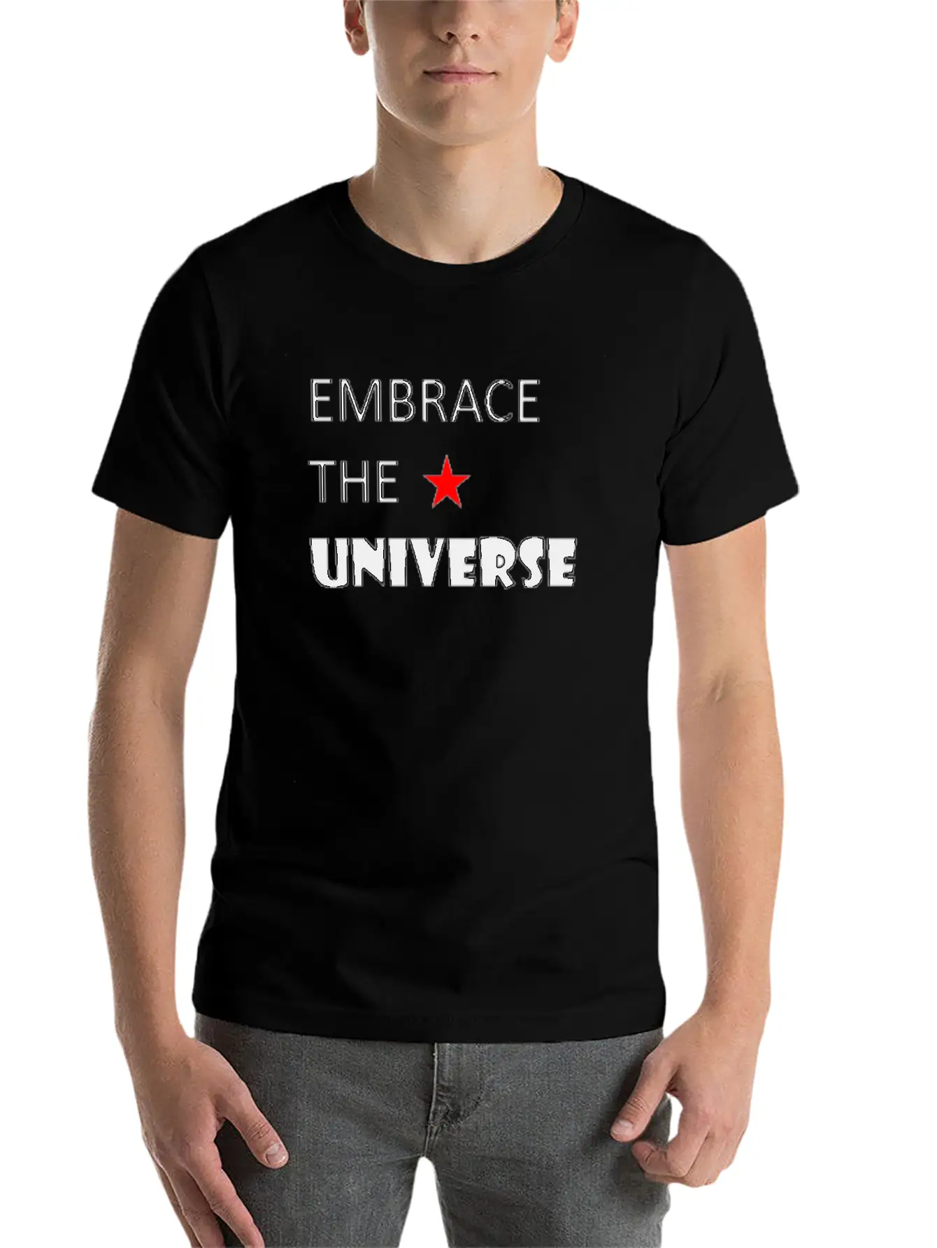 Embrace The Universe Soft Cotton Short Sleeve Tee ¨C Unisex Wardrobe Staple