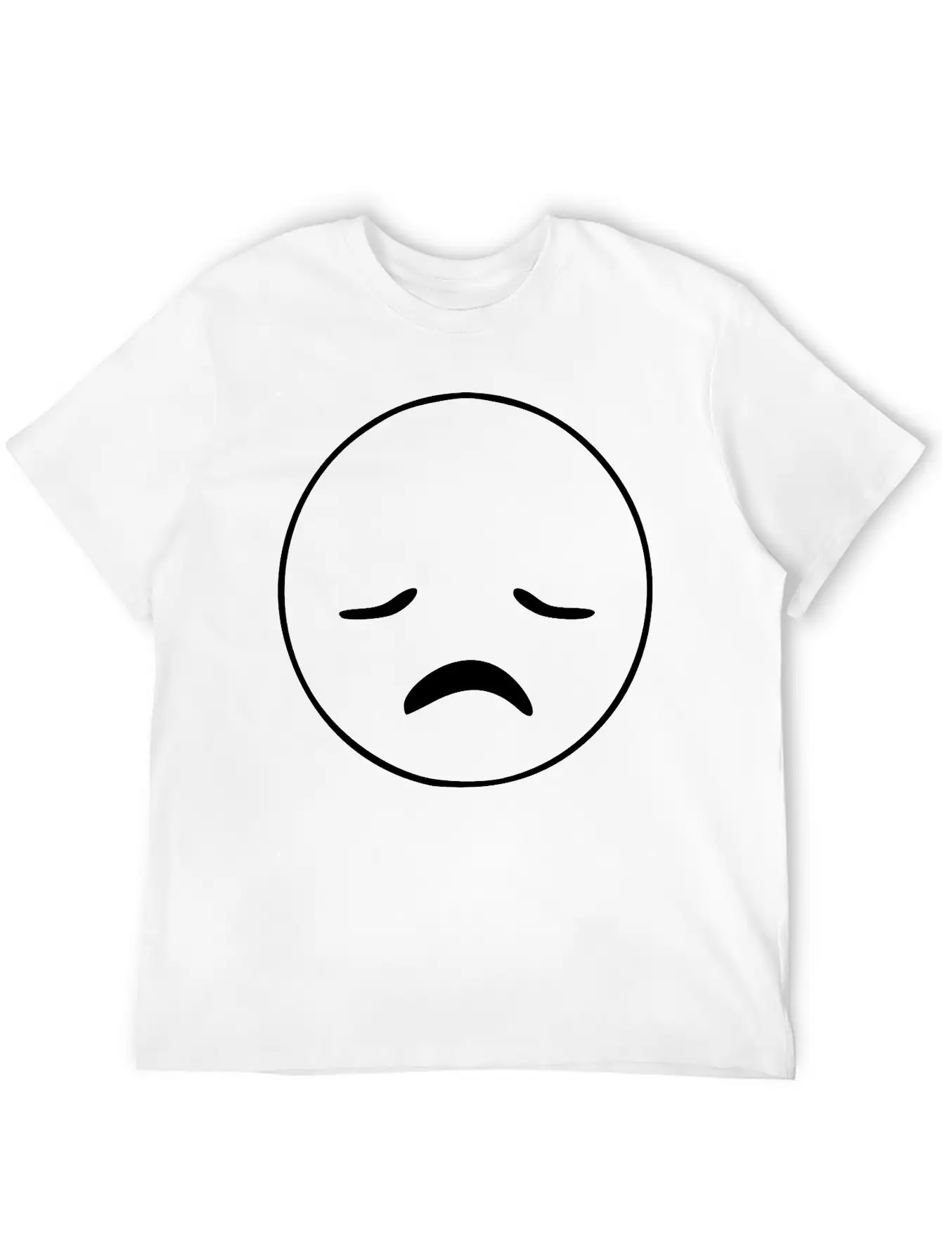 Emojis Sketch Disappointed Soft Cotton Short Sleeve Tee ¨C Unisex Wardrobe Staple
